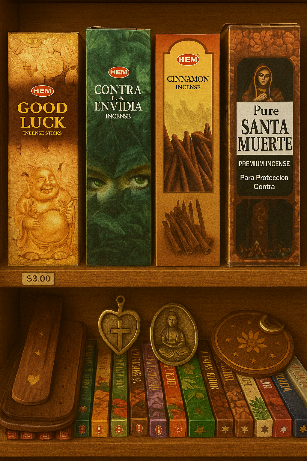 Incense Sticks and Holders