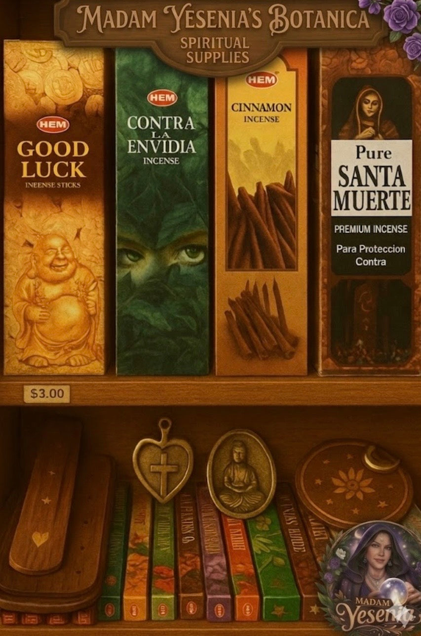Incense Sticks and Holders