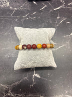 Polished Gemstone Bead Bracelet Collection