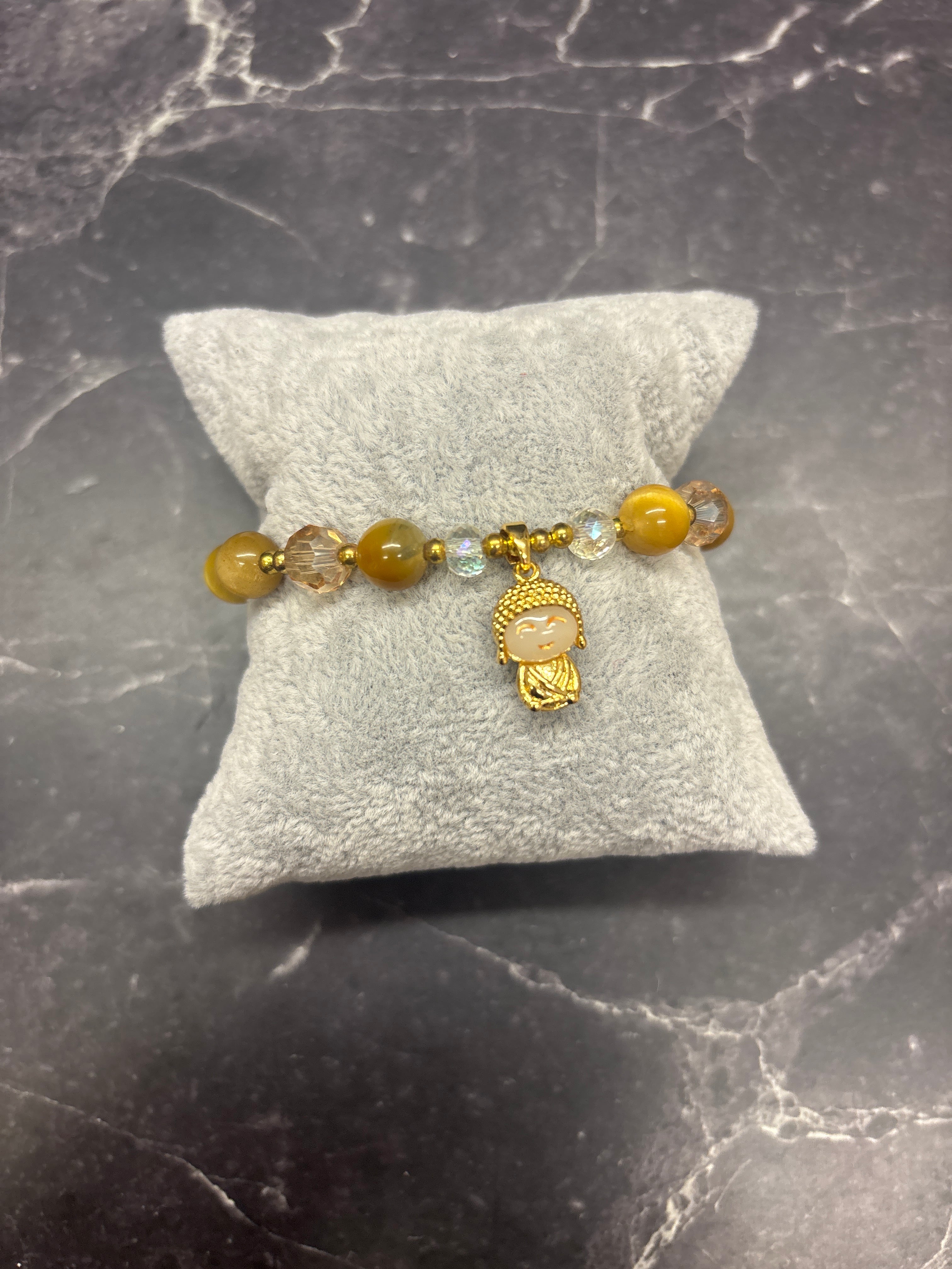 Golden Tiger Eye Buddha Harmony Bracelet