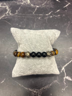 Polished Gemstone Bead Bracelet Collection