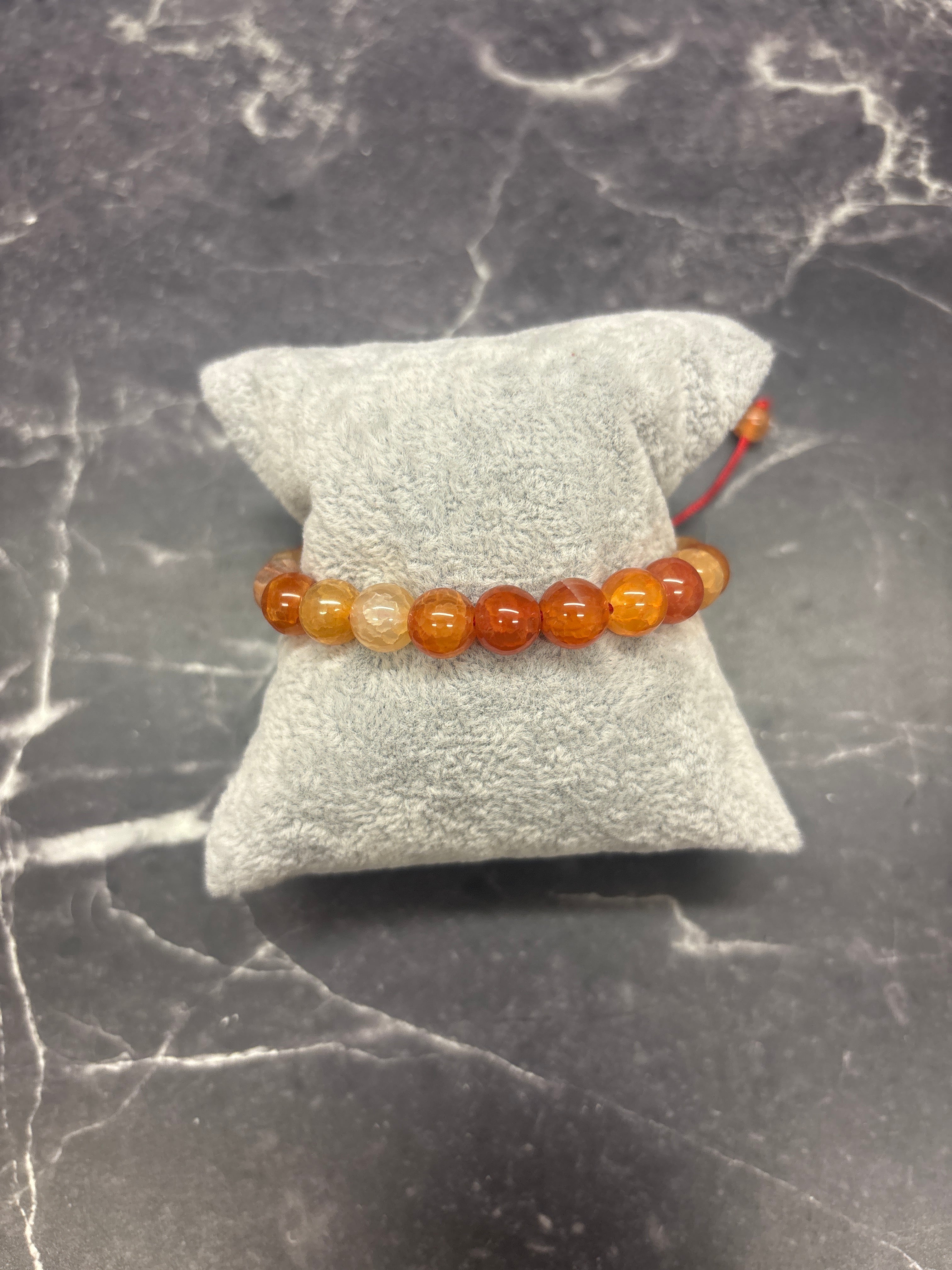 Glossy Gemstone Energy Bracelet Collection