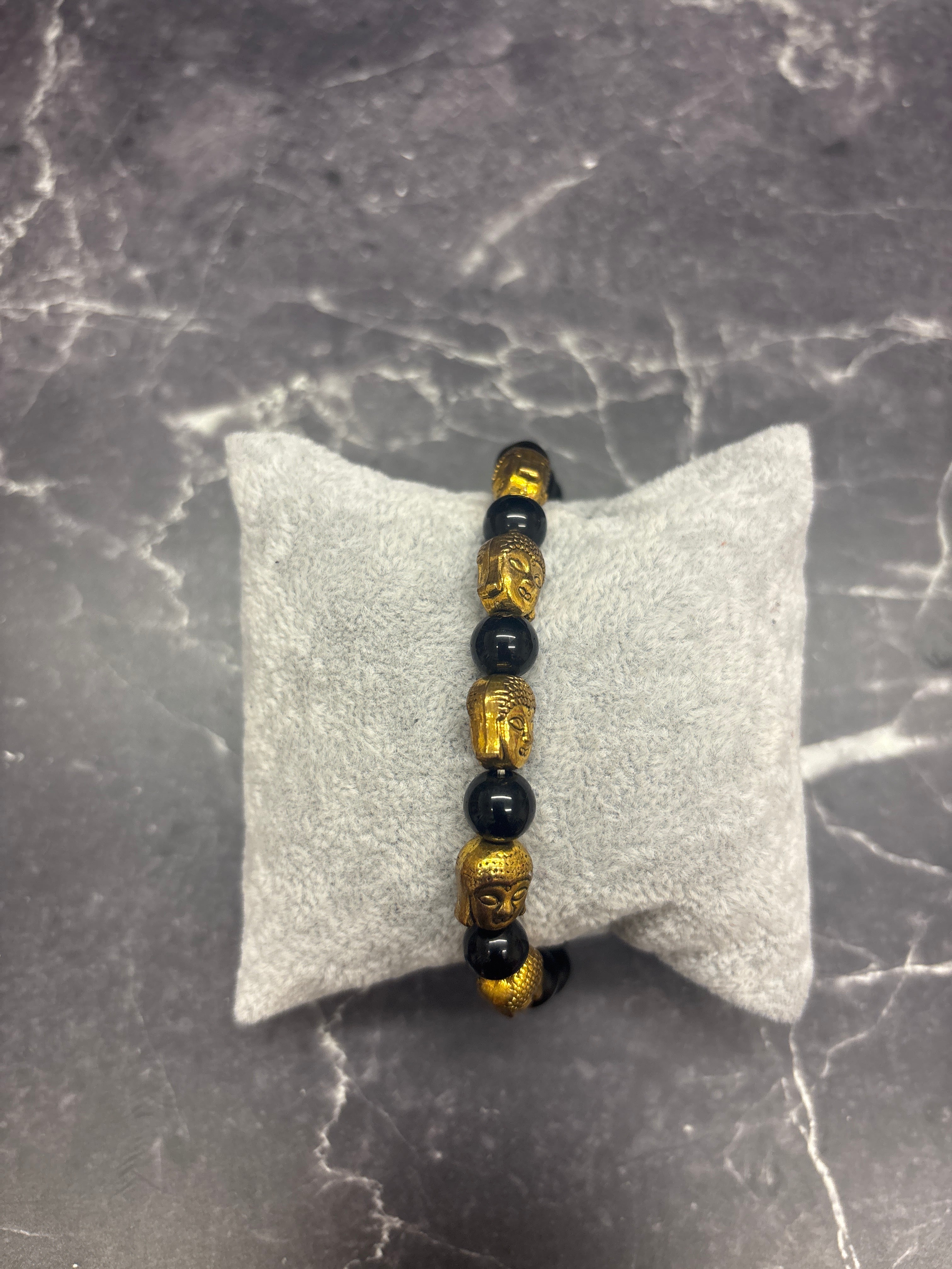 Golden Buddha Crystal Energy Bracelet