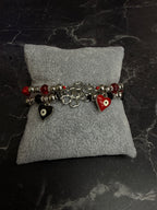 Heart Evil Eye Lucky Charm Bracelets