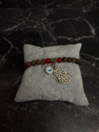 Tiger’s Eye Hamsa Protection Bracelet