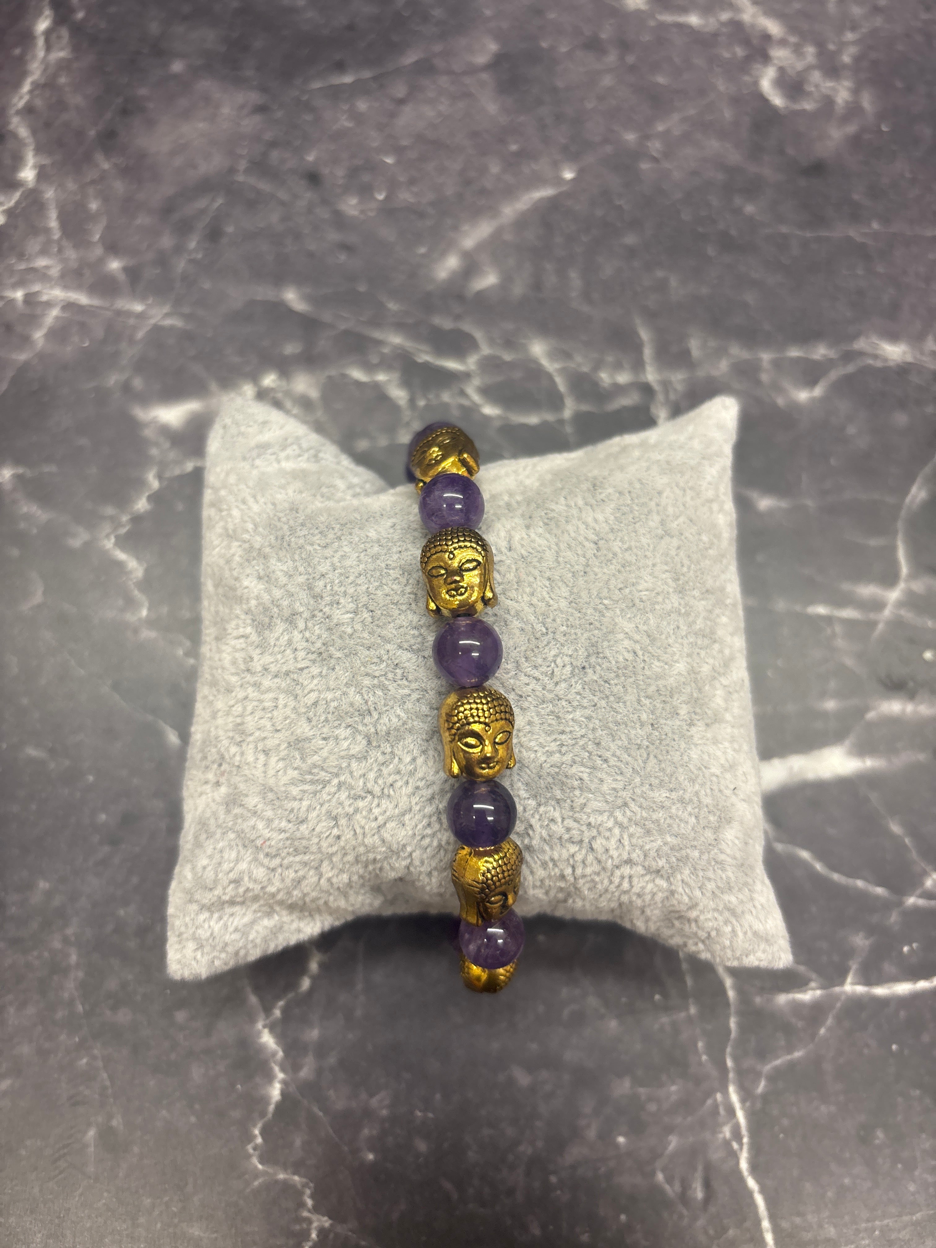 Golden Buddha Crystal Energy Bracelet