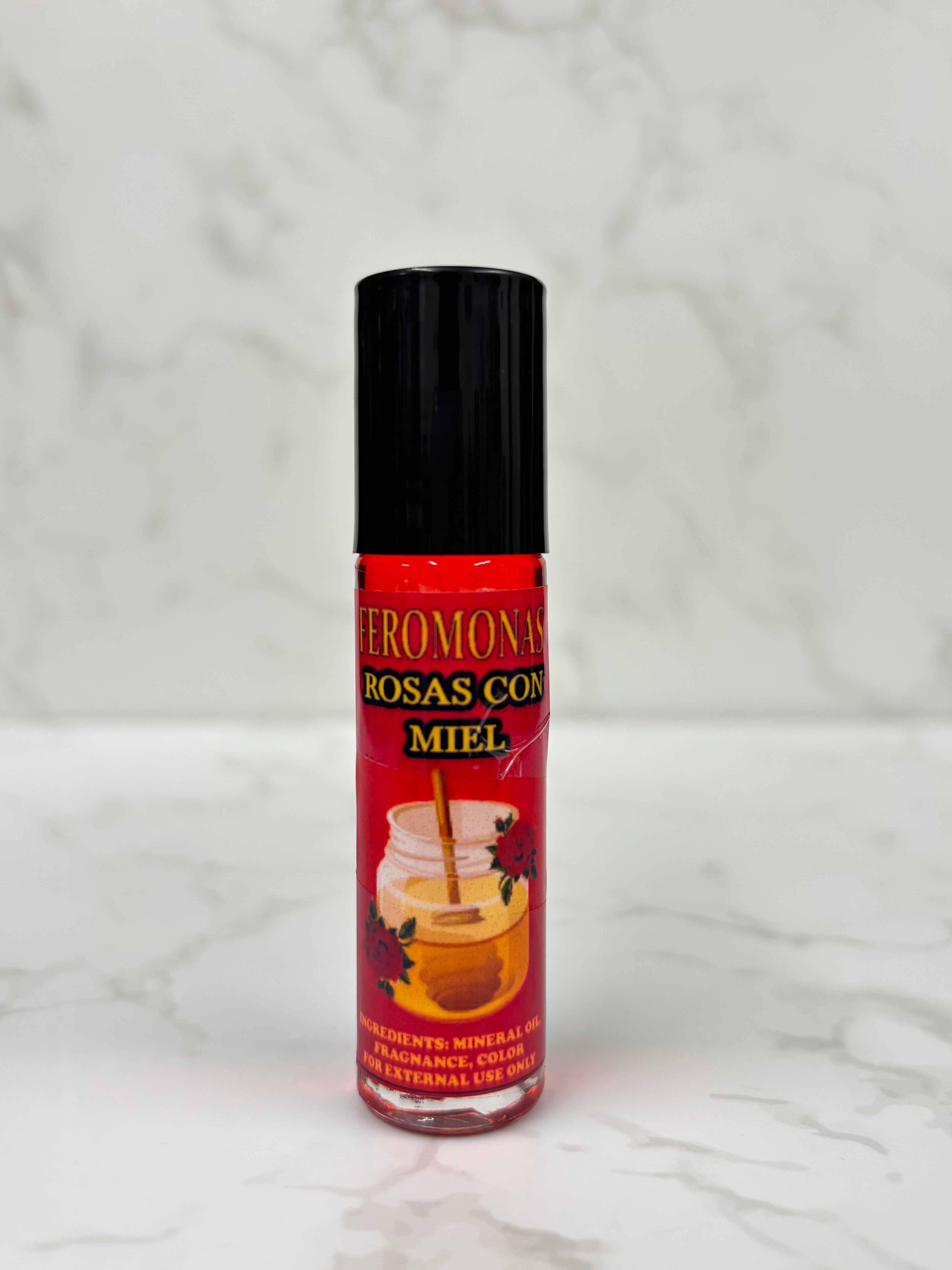 Feromonas Rosas con Miel Roll-On