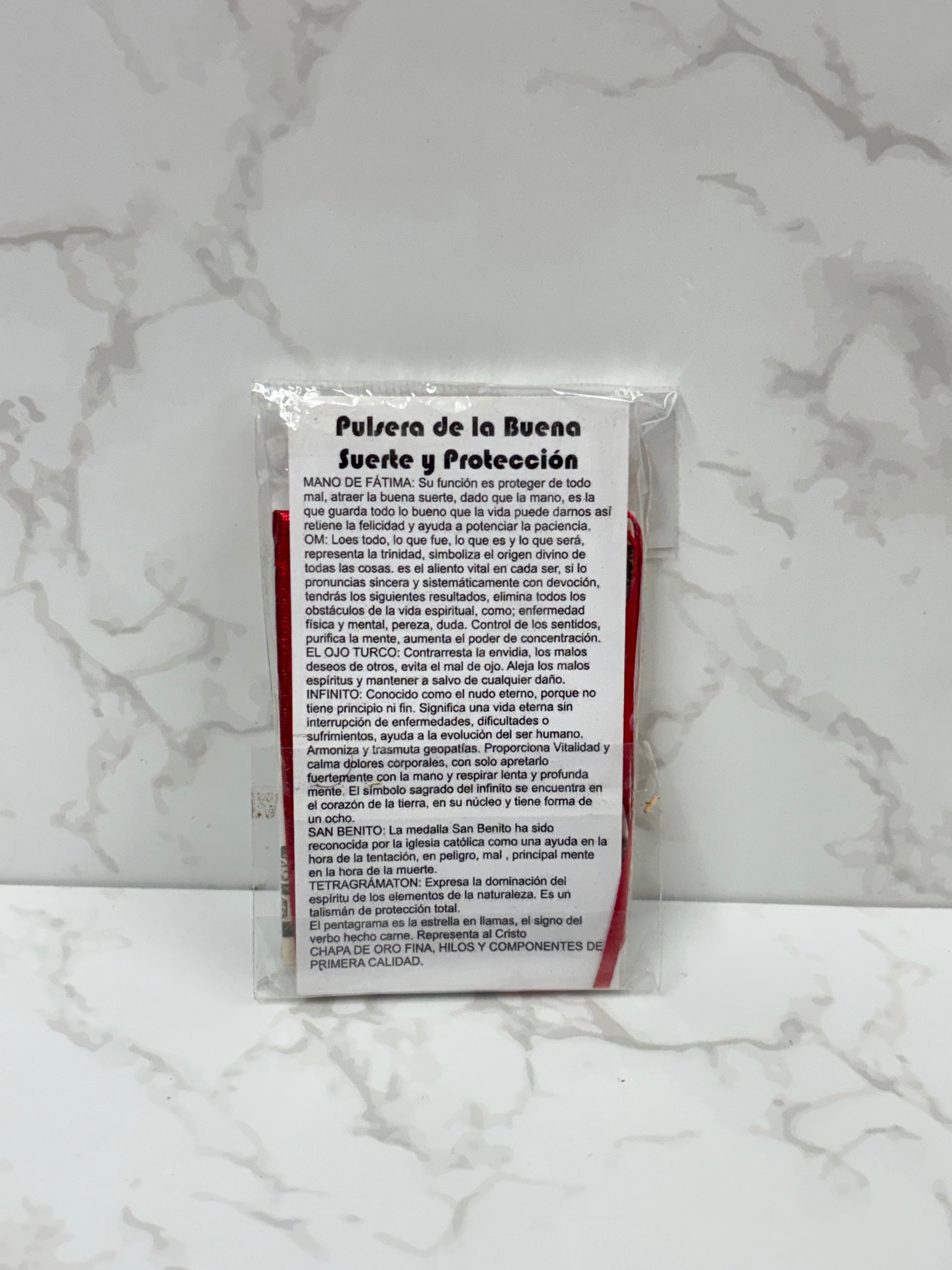 Good Luck and Protection Bracelet Kit (Pulsera de la Buena Suerte y Protección)