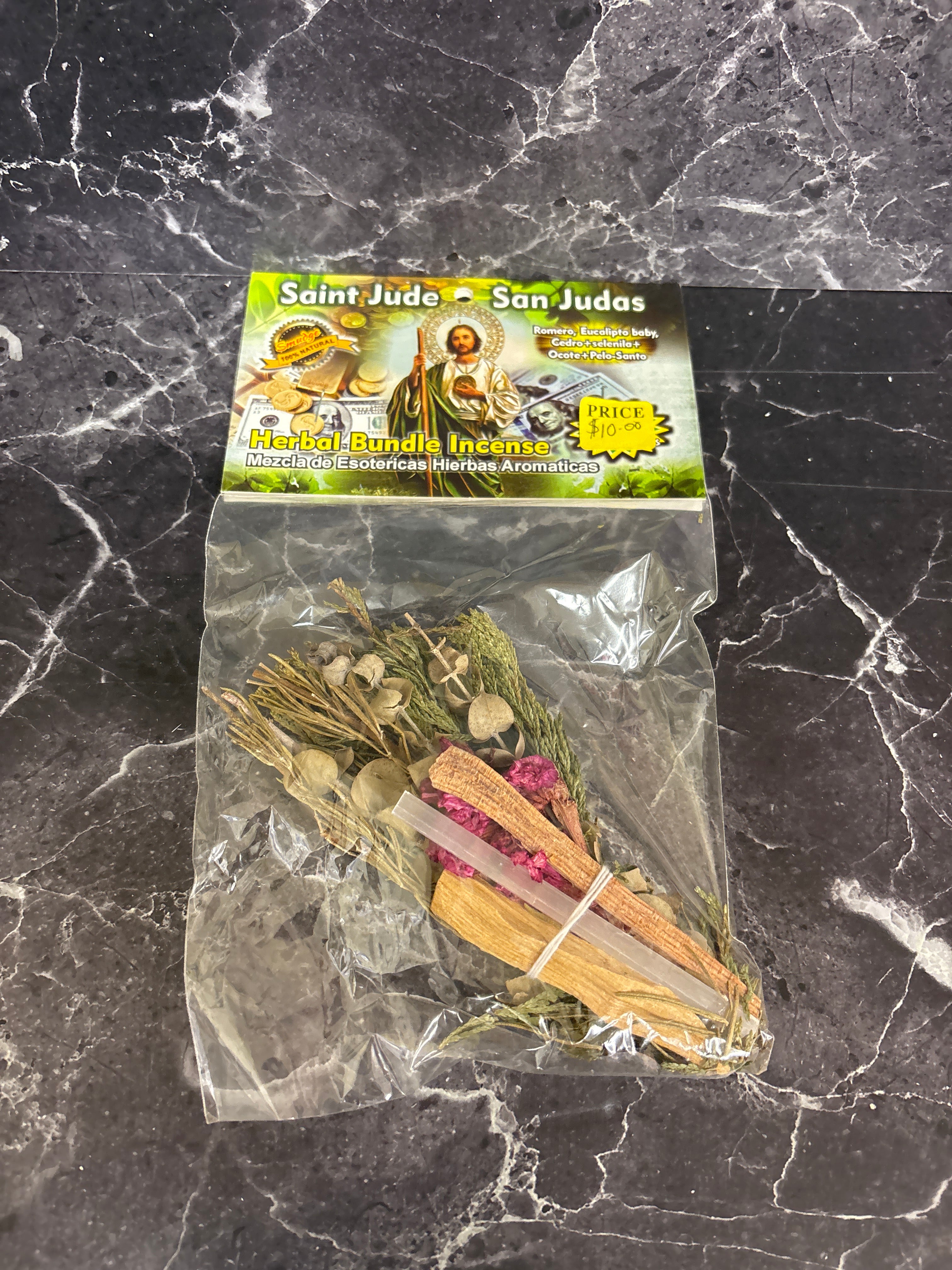 Saint Jude Herbal Bundle – San Judas Esoteric Incense Mix for Blessings & Protection 🌿✨
