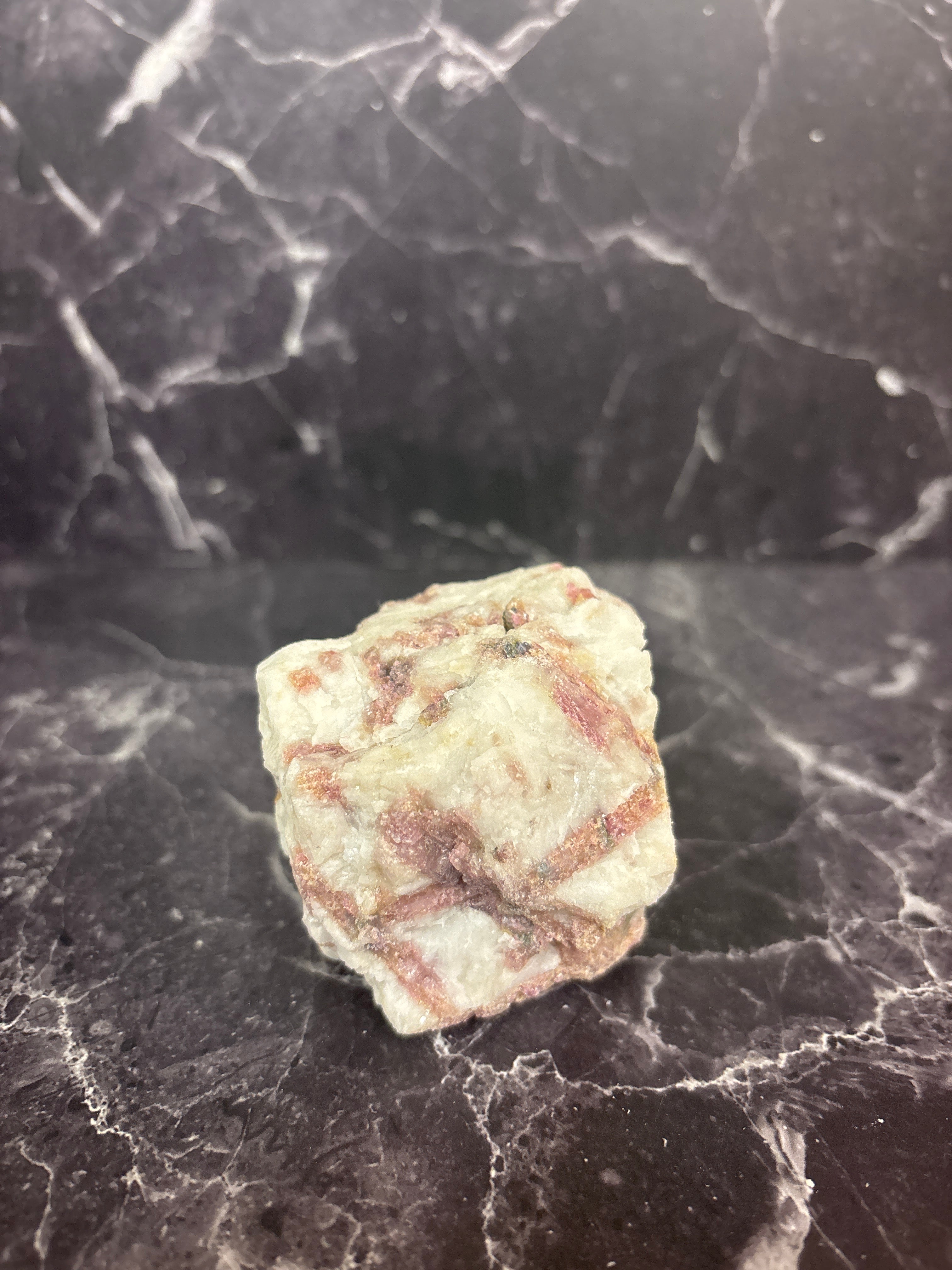Raw Pink Tourmaline in Quartz