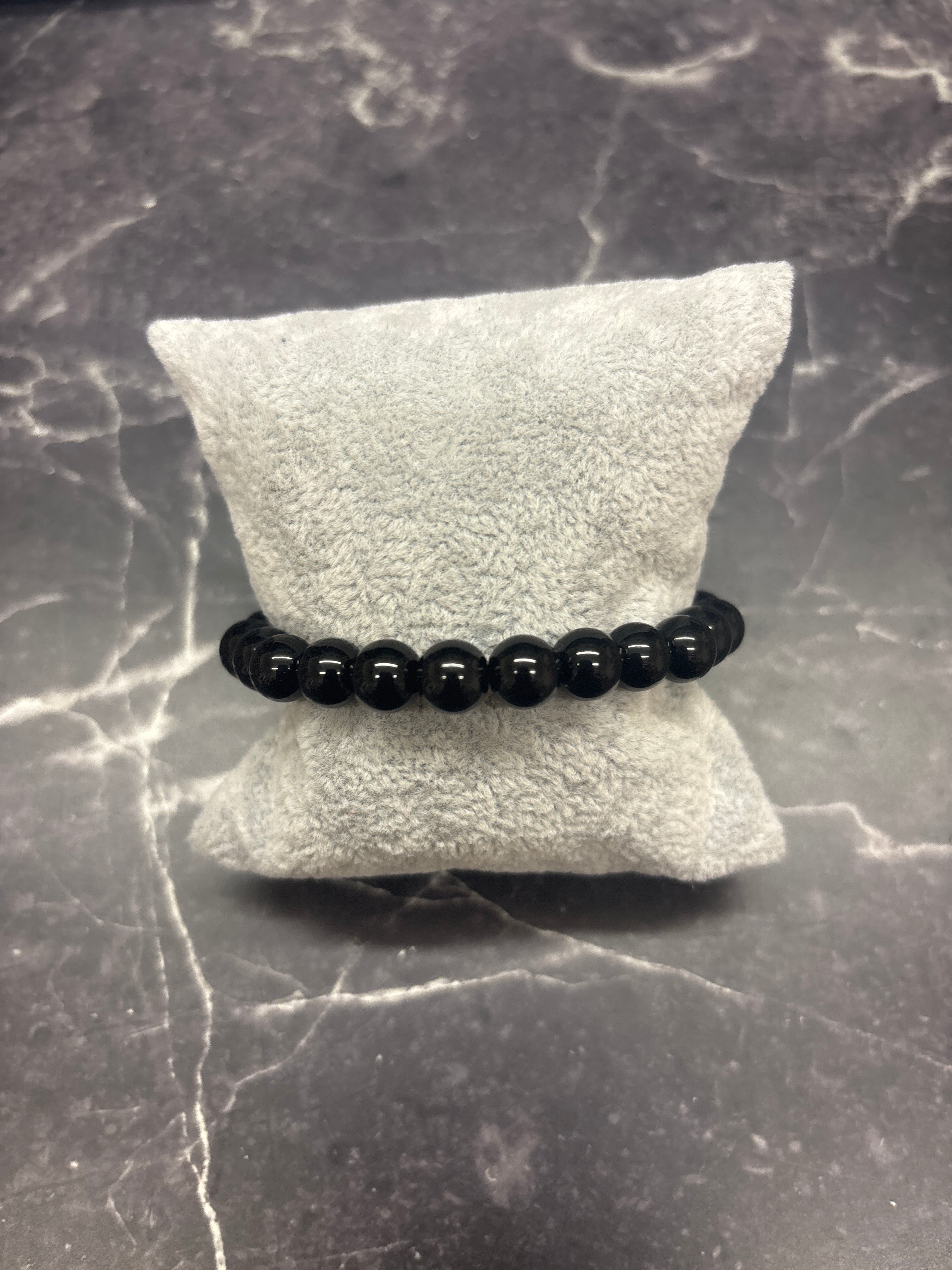 Glossy Gemstone Energy Bracelet Collection