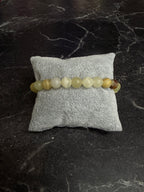 Polished Gemstone Bead Bracelet Collection