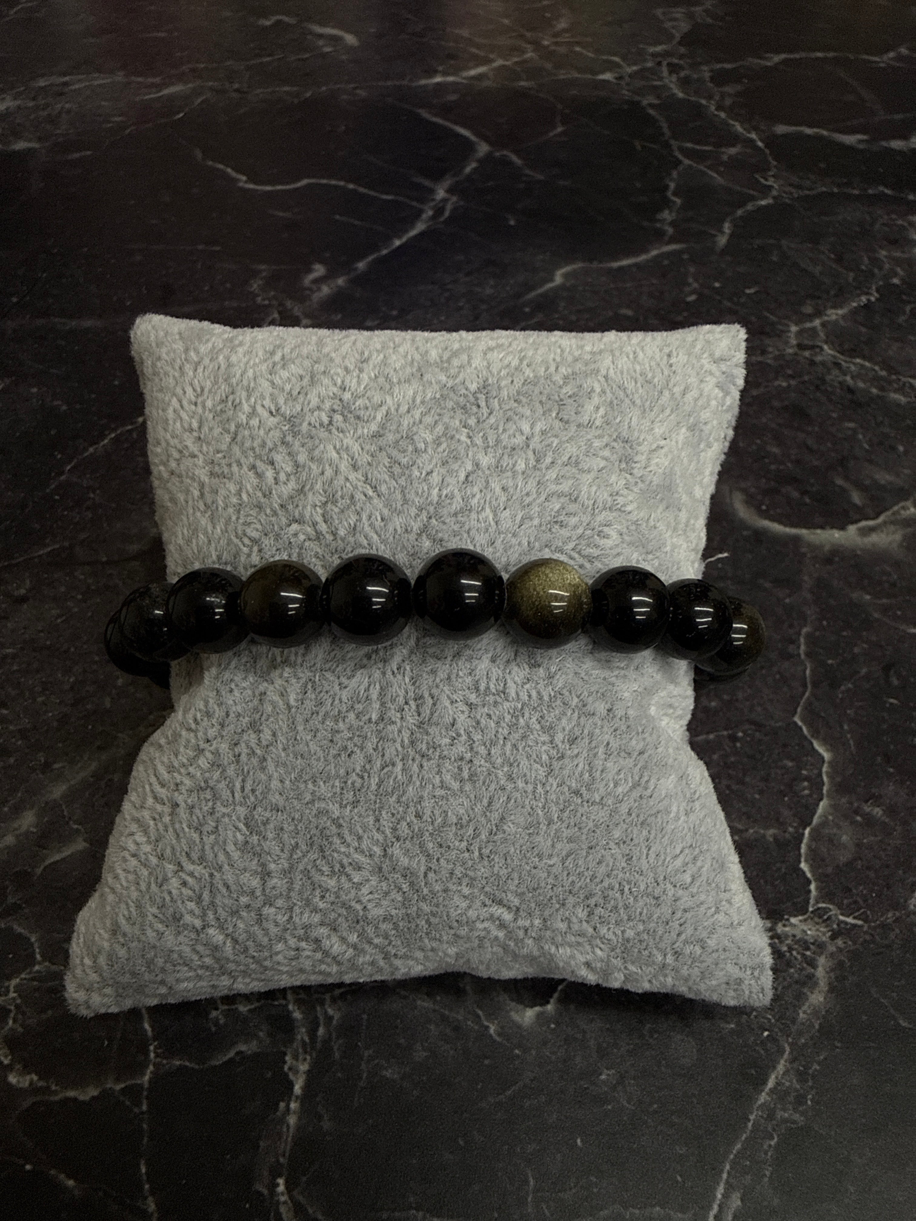 Glossy Gemstone Energy Bracelet Collection
