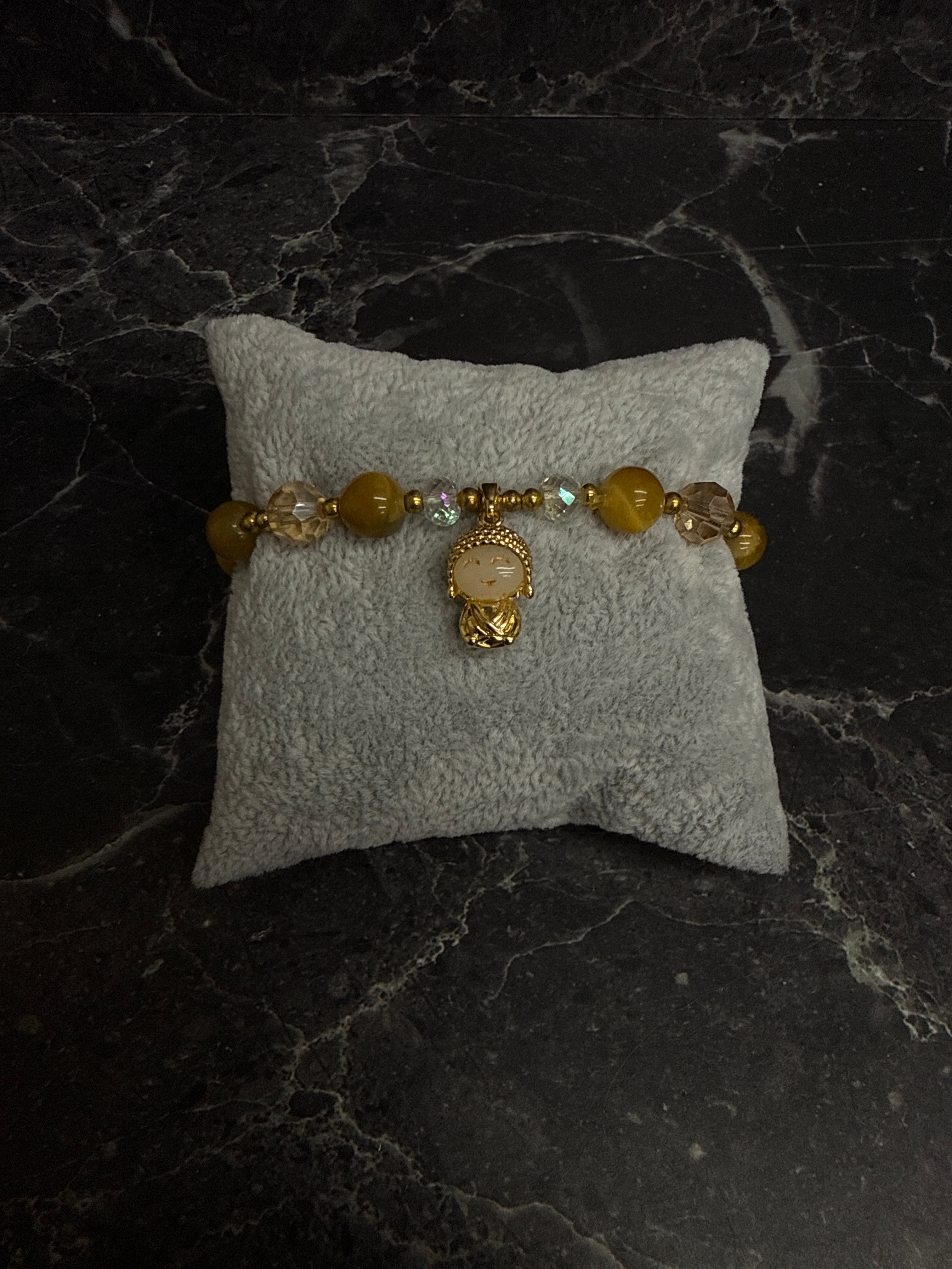 Golden Tiger Eye Buddha Harmony Bracelet
