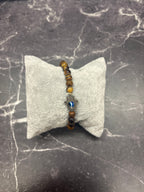 Tiger’s Eye Hamsa Protection Bracelet