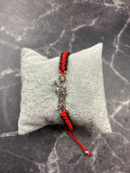Santa Muerte Macrame Protection Bracelet