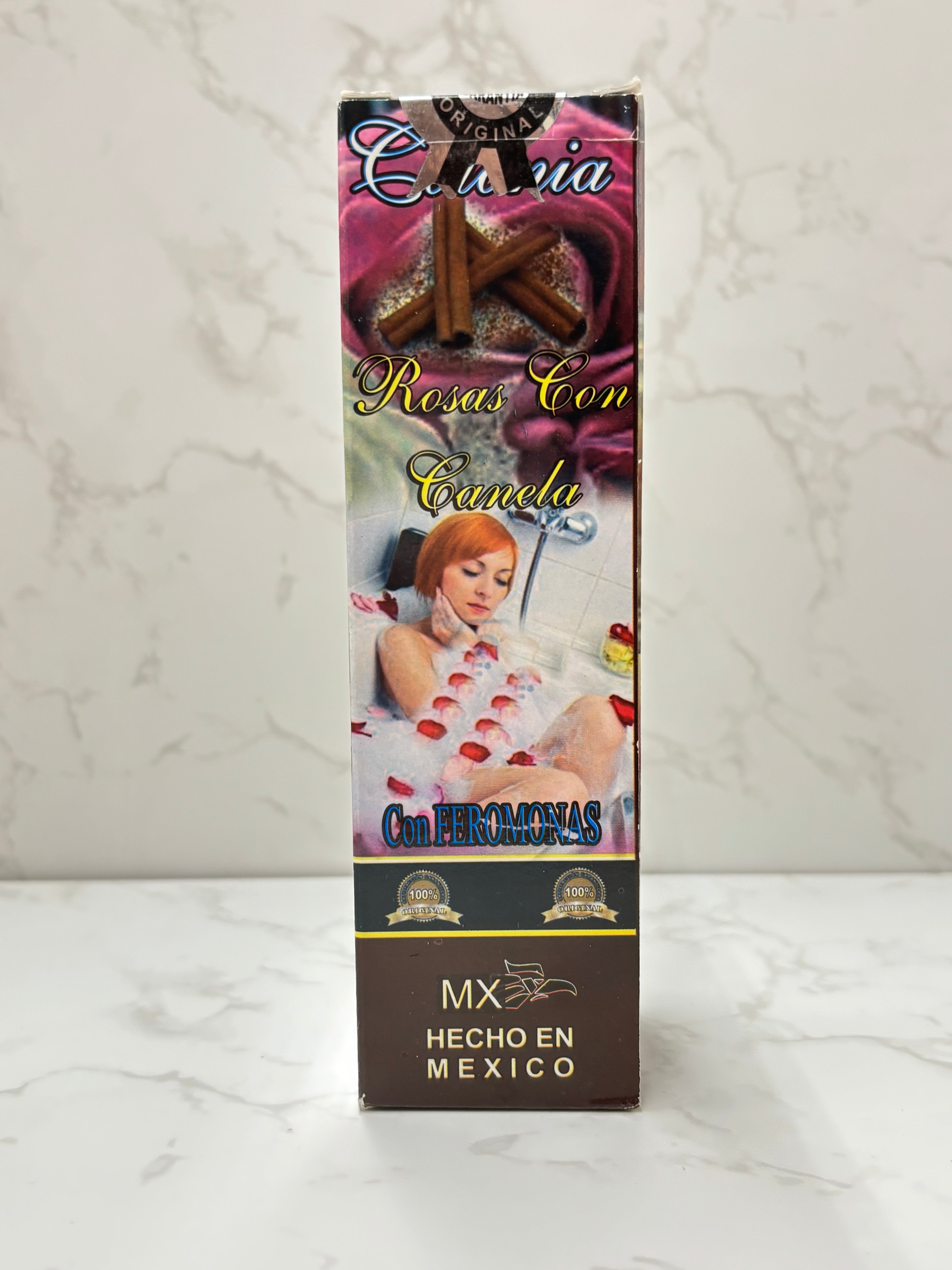 Colonia Rosas Con Canela - Con Feromonas (Roses with Cinnamon Cologne - With Pheromones)