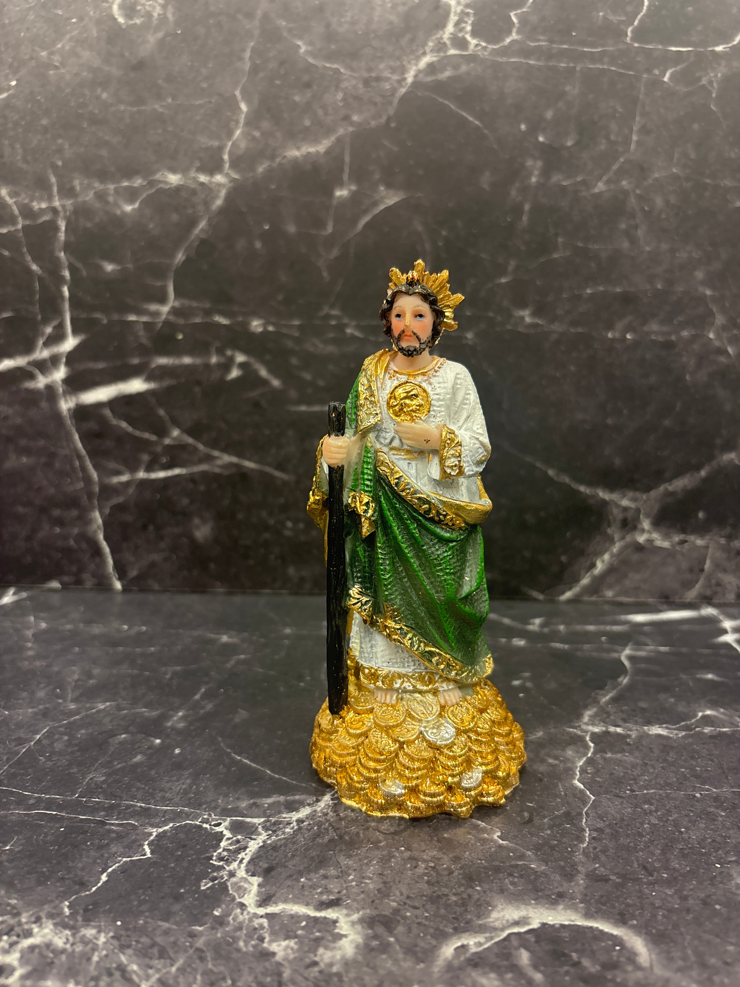 San Judas Tadeo Statue – Miracles, Protection & Hope (6")
