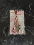 Infinity Braid Bracelet with Rose Quartz