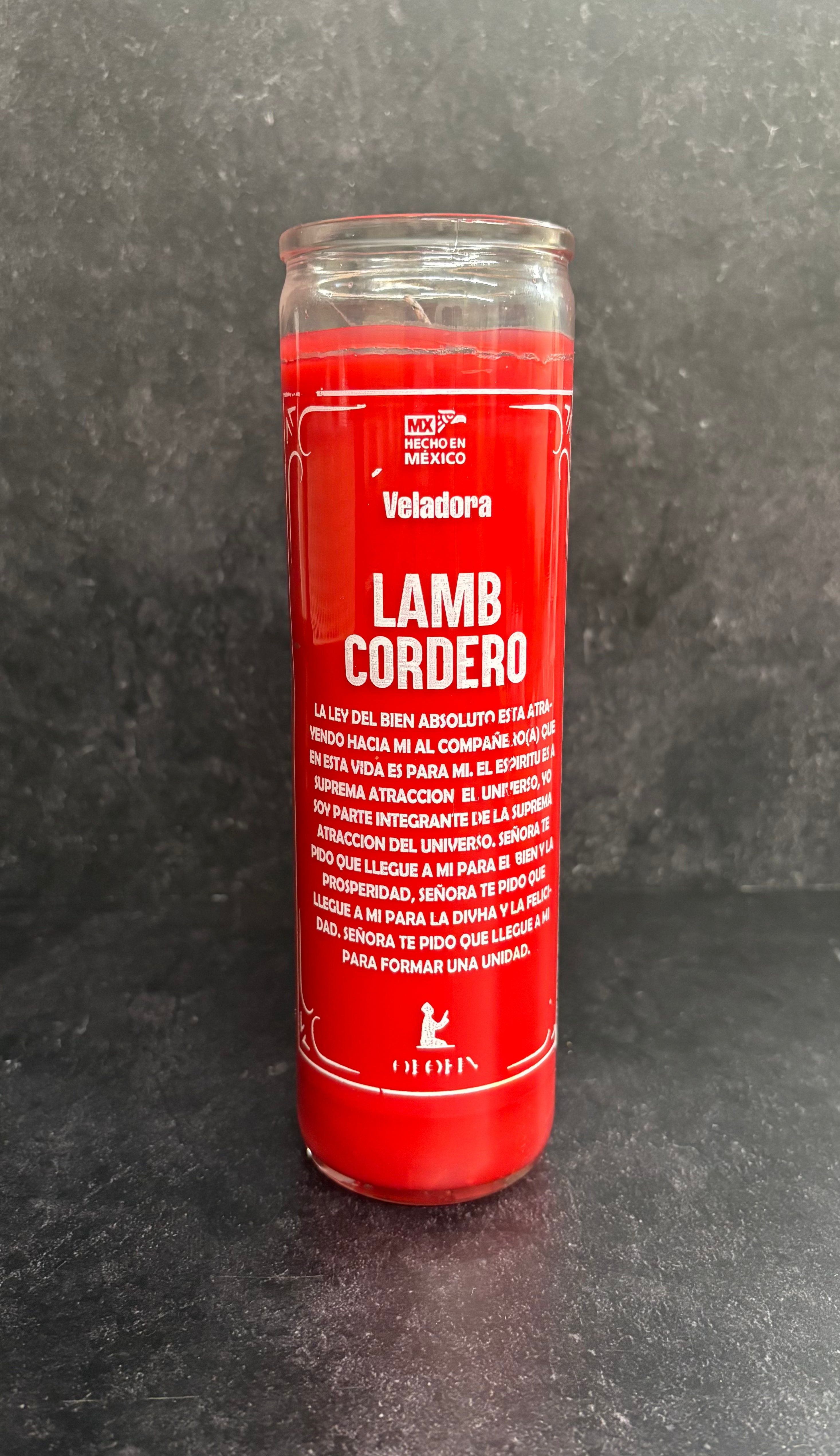Cordero (Lamb) Spiritual Ritual Candle 🕯️