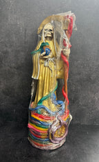 17” Santa Muerte de los Siete Colores - Protección y Fuerza