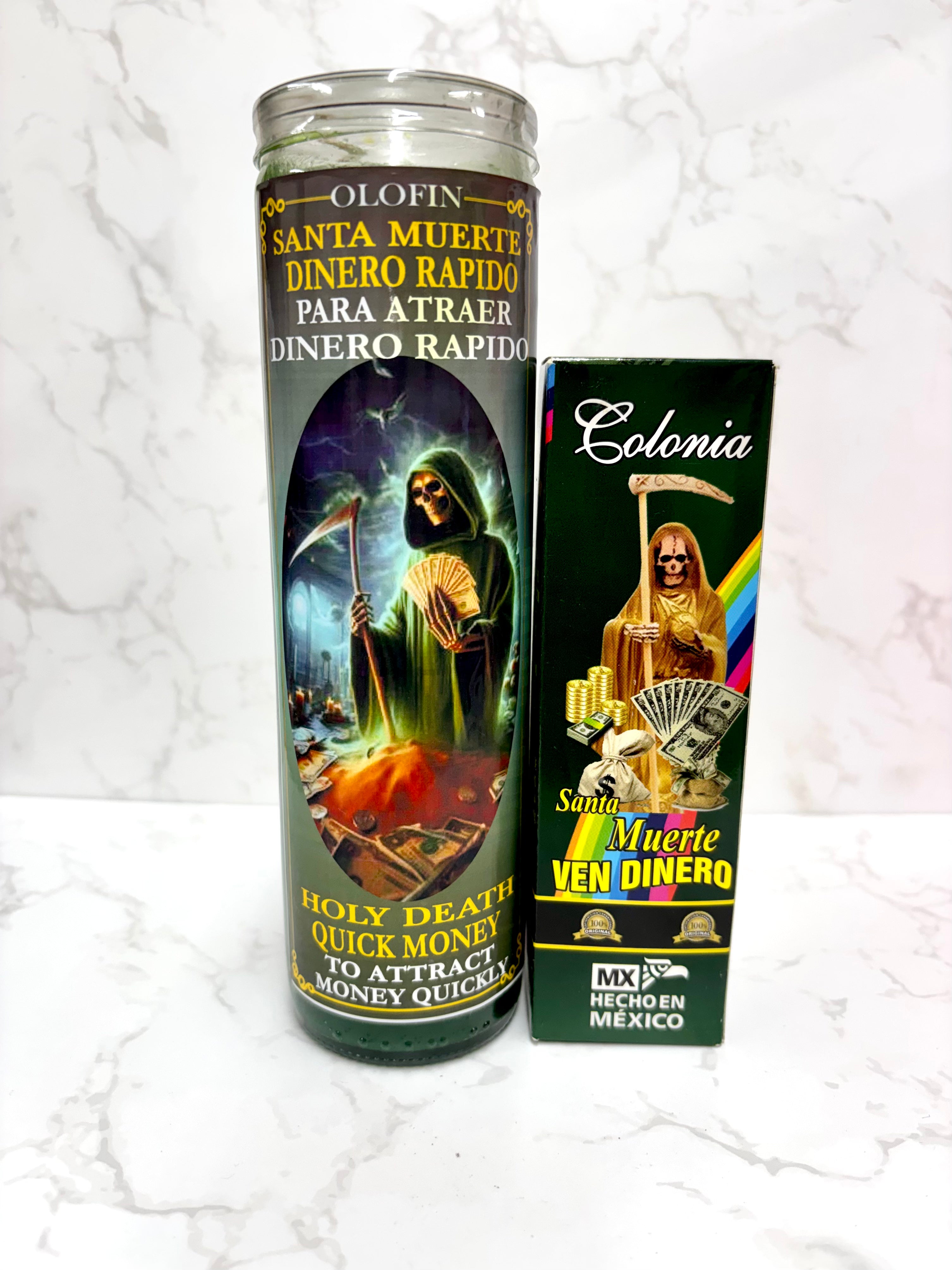 Santa Muerte (Holy Death) Money Come to Me Bundle