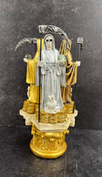 8" - 3 Color Santa Muerte Money Statue Statues