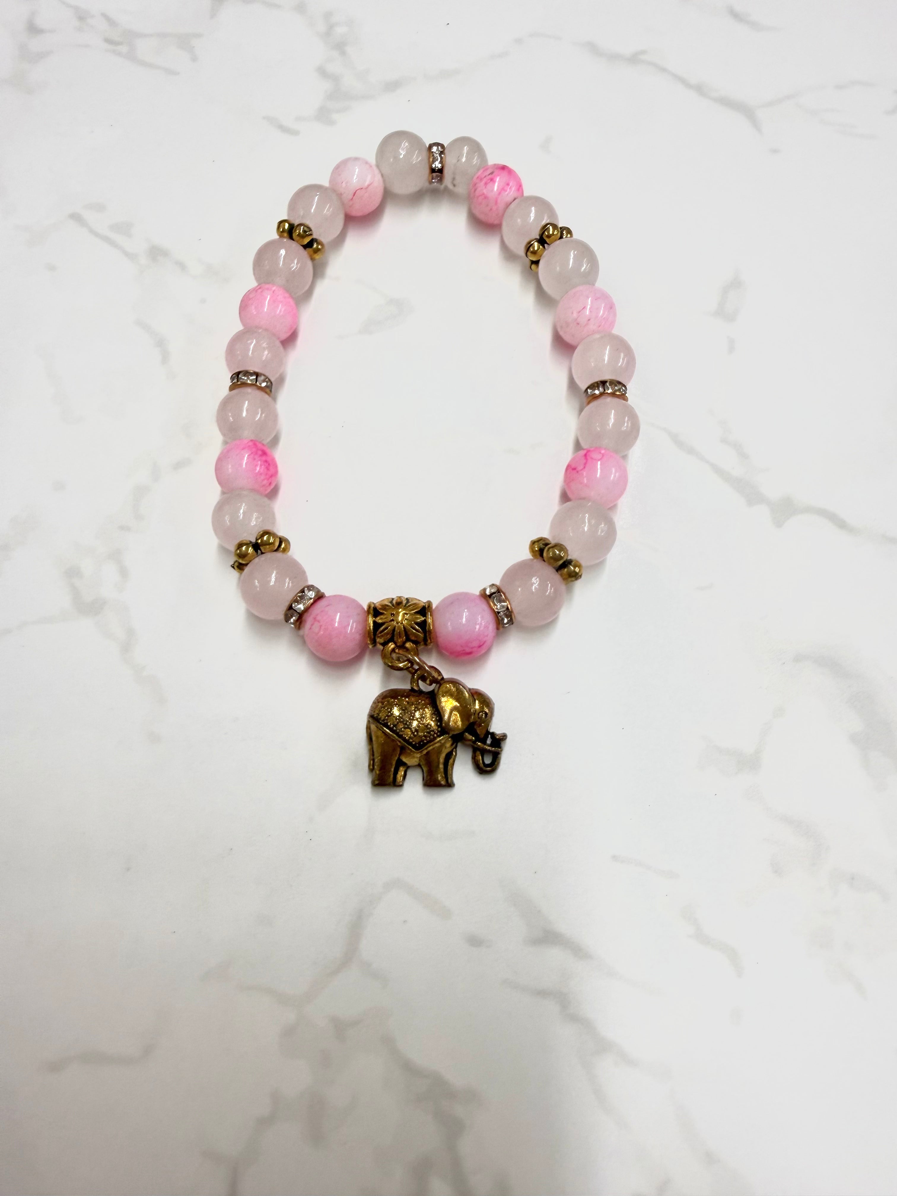 Lucky Elephant Beaded Bracelet