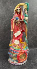 17” Santa Muerte de los Siete Colores - Protección y Fuerza