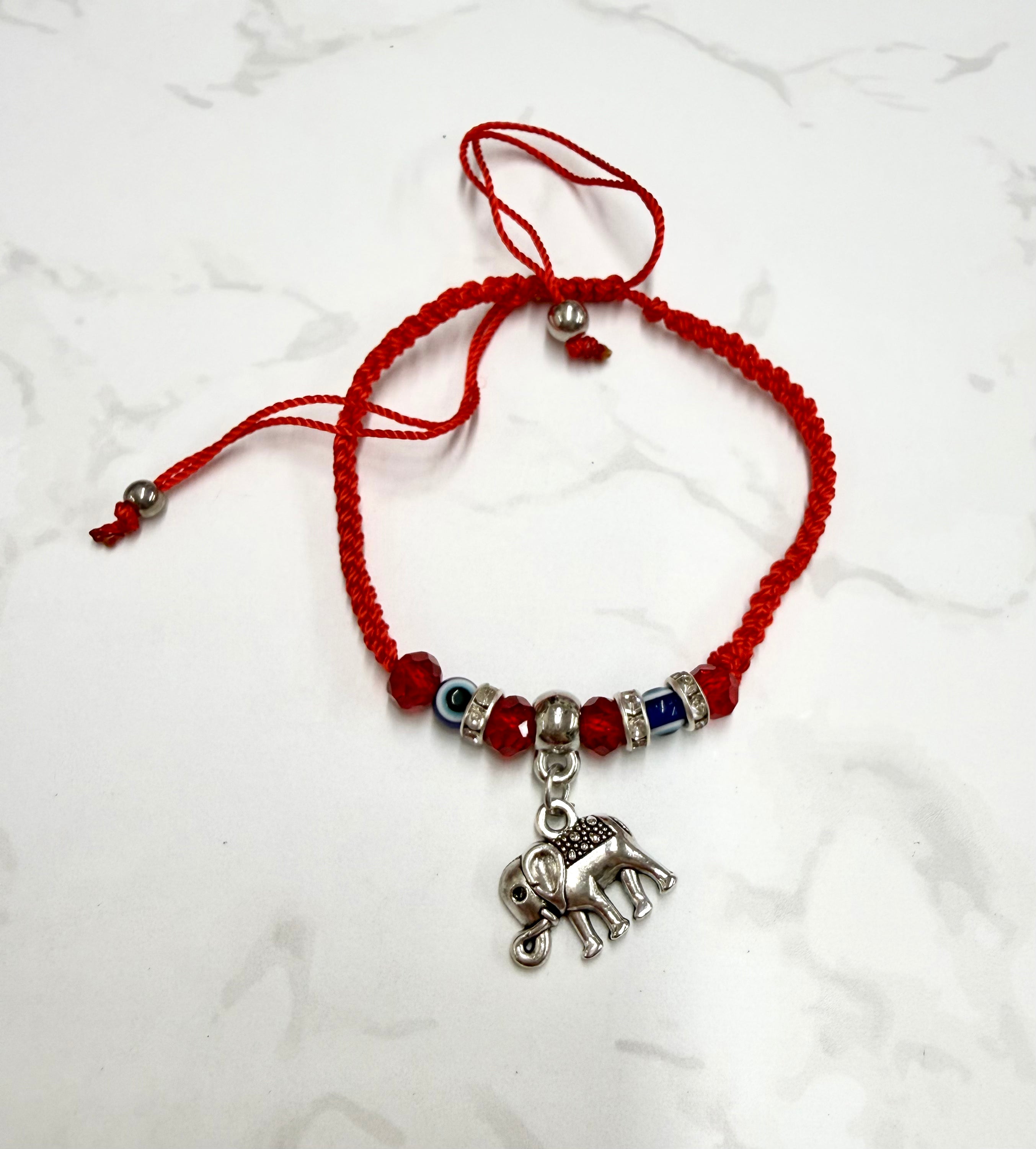 Red Elephant Lucky Bracelet