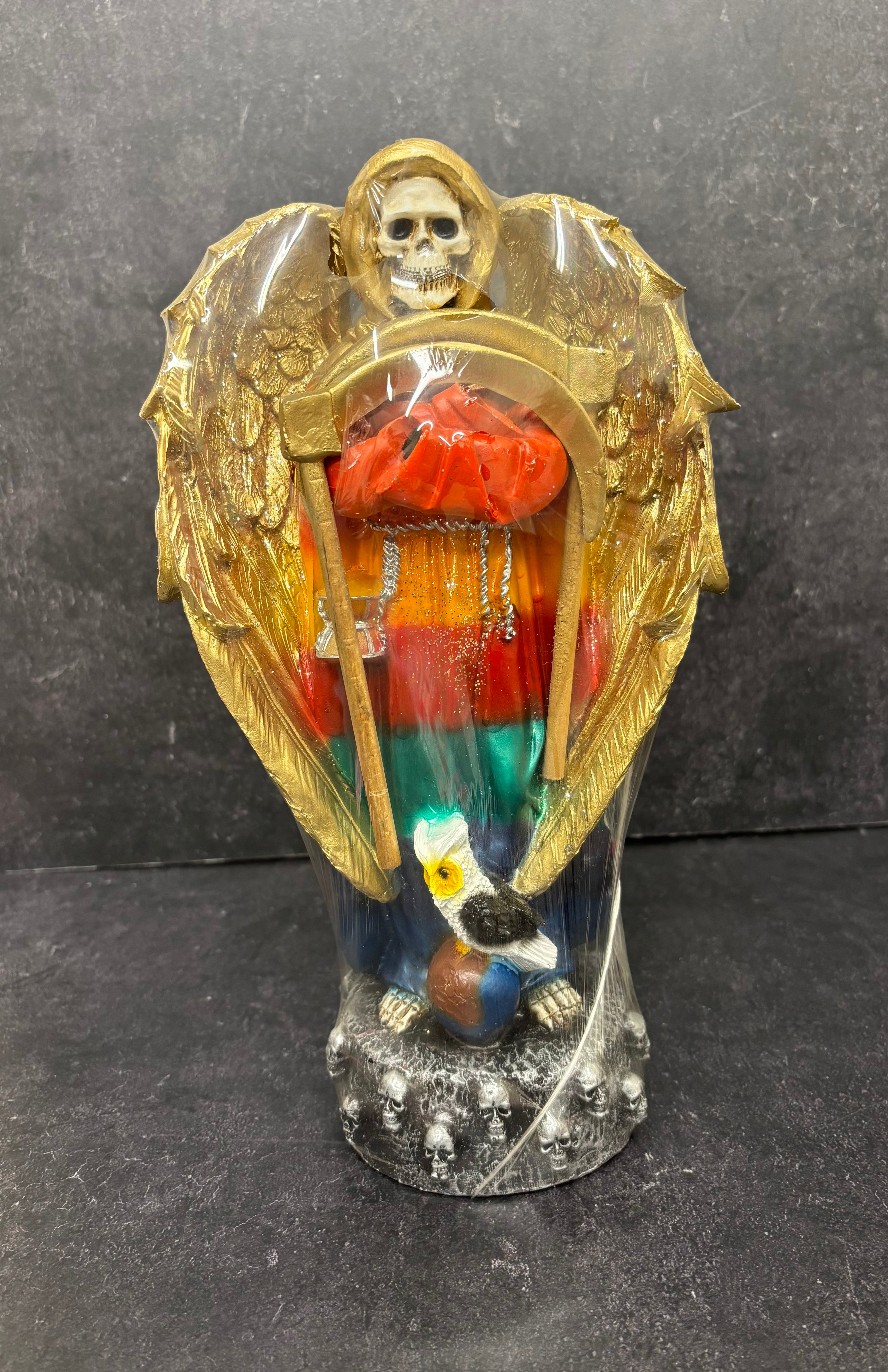 12" Santa Muerte - Guardian of Protection & Spiritual Strength Statue