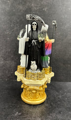 8" - 3 Color Santa Muerte Money Statue Statues