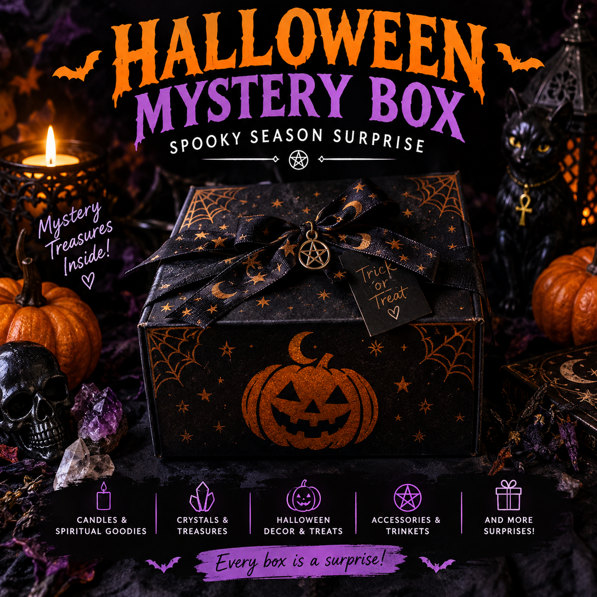 Halloween Mystery Box - Spooky Season Surprise Box