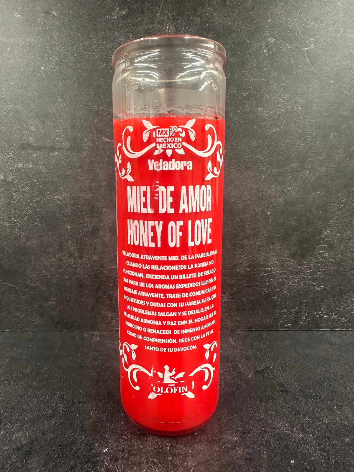 Veladora Miel De Amor (Honey Love)