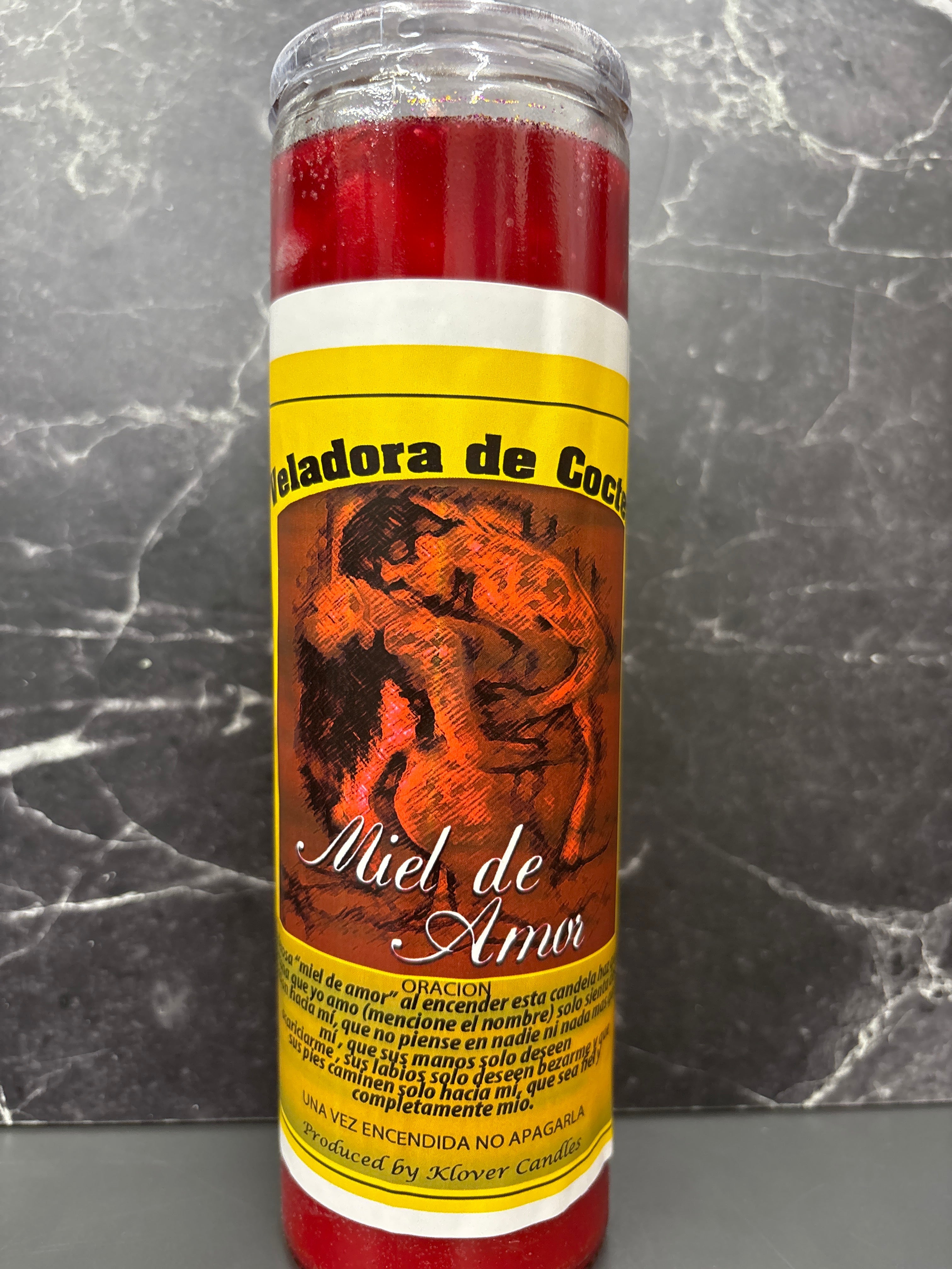 🕯️ Miel de Amor Candle – Honey of Love Attraction Candle (Prepared or Unprepared)