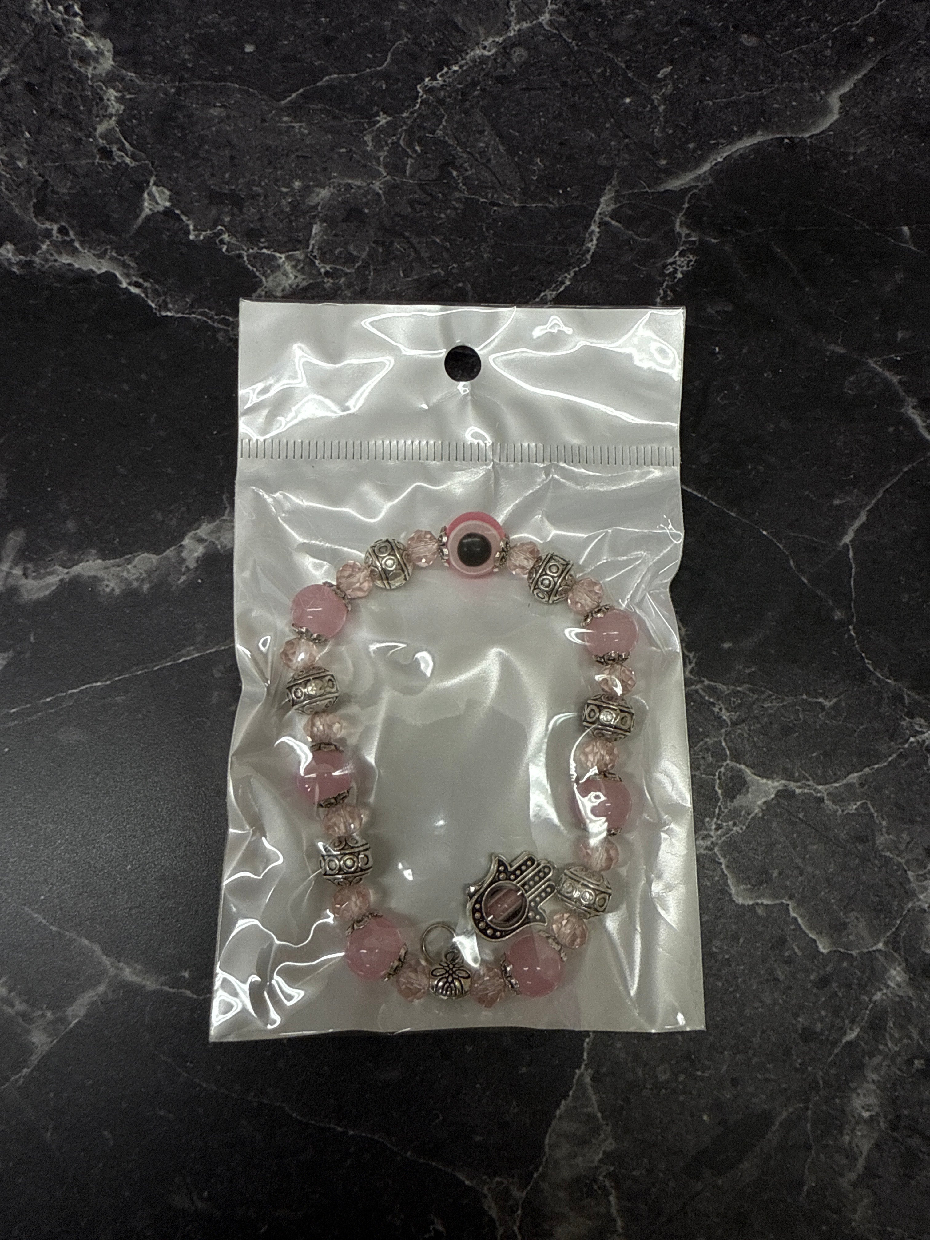 ✨ Evil Eye Protection Bracelets with Hamsa Charm – Multiple Colors ✨