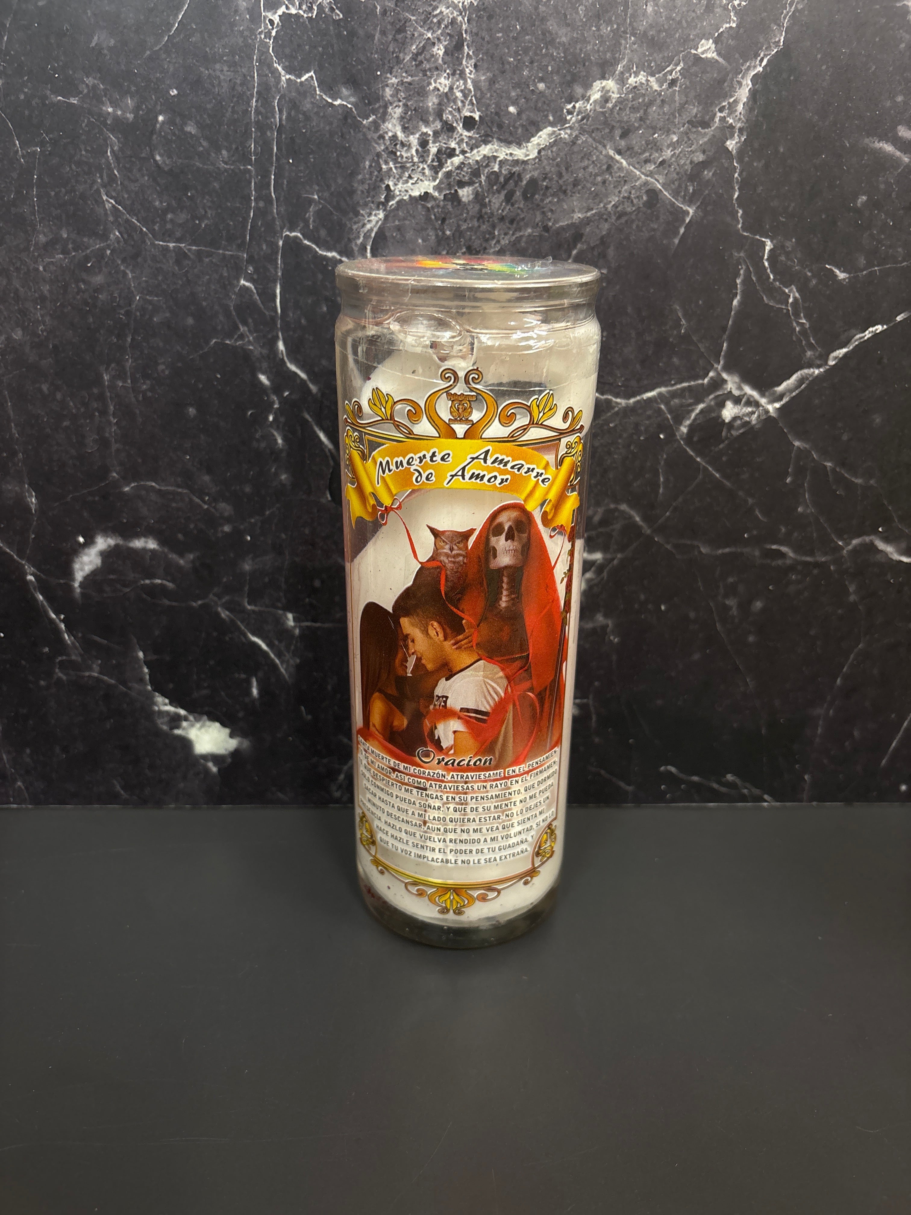 Muerte Amarre de Amor Candle – Love Binding & Passion Ritual
