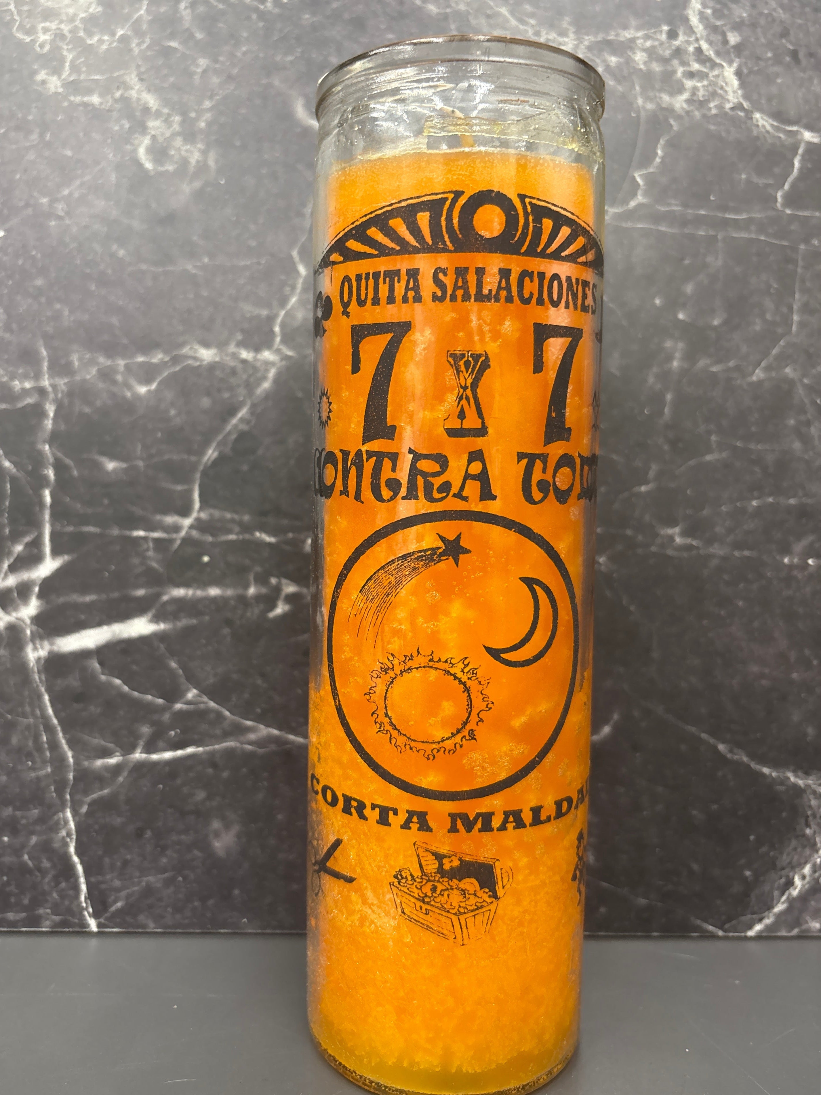 7x7 Contra Todo Candle – Remove Negativity & Break Curses (As-Is or Prepared)