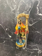 9” Prepared Santa Muerte Statue – Spiritual Guardian & Protector (White, Black, Purple, Black & White, Multicolor)