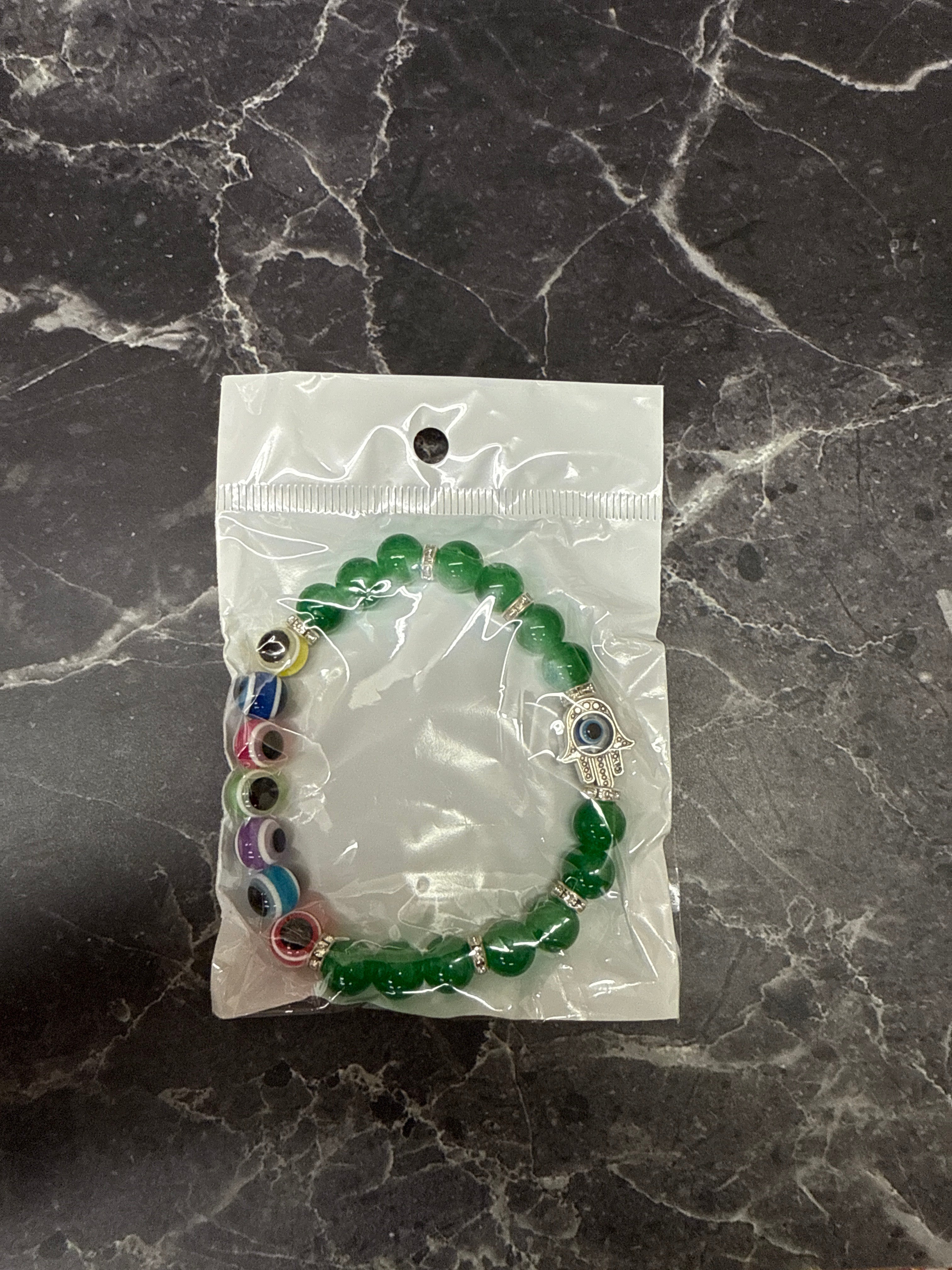 ✨ Evil Eye Protection Bracelets with Hamsa Charm – Multiple Colors ✨