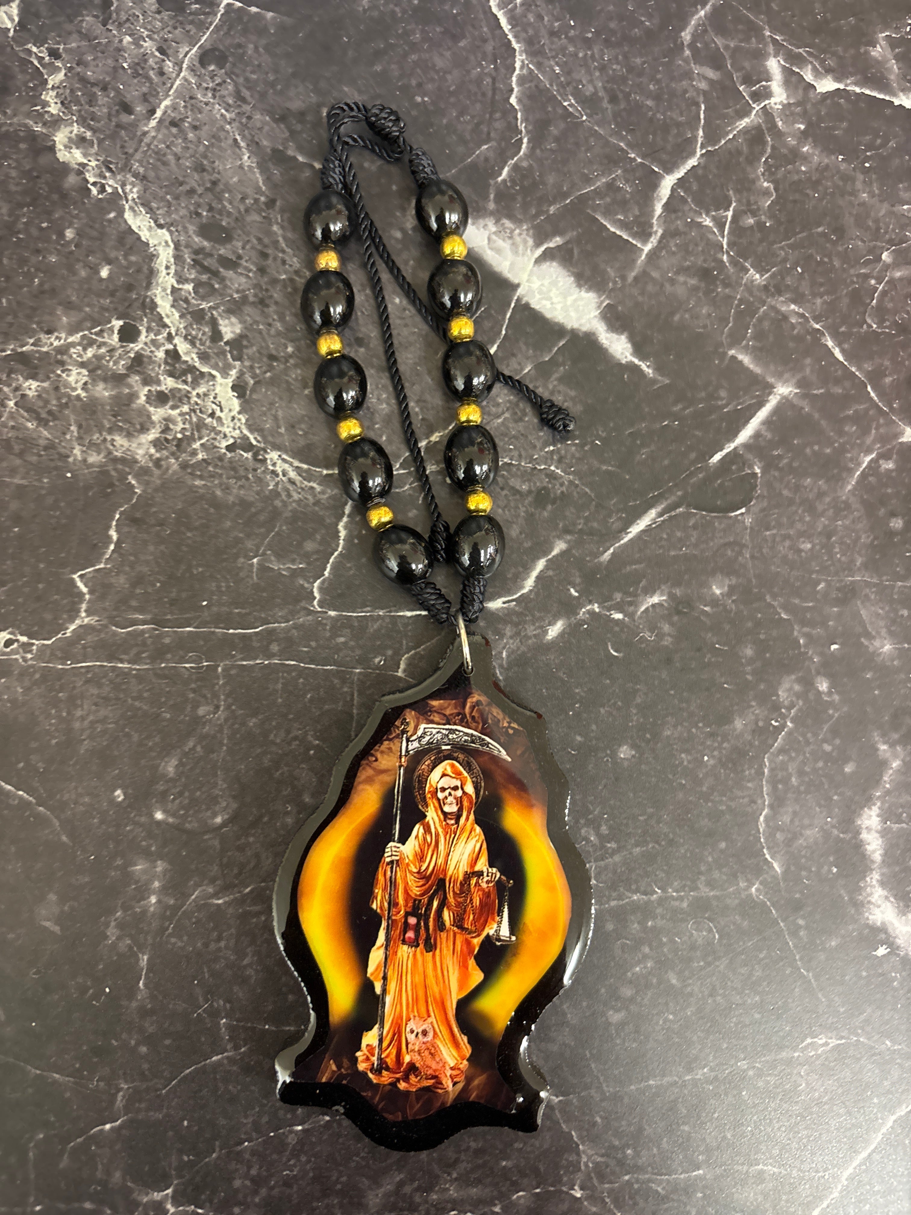 Santa Muerte Hanging Amulet