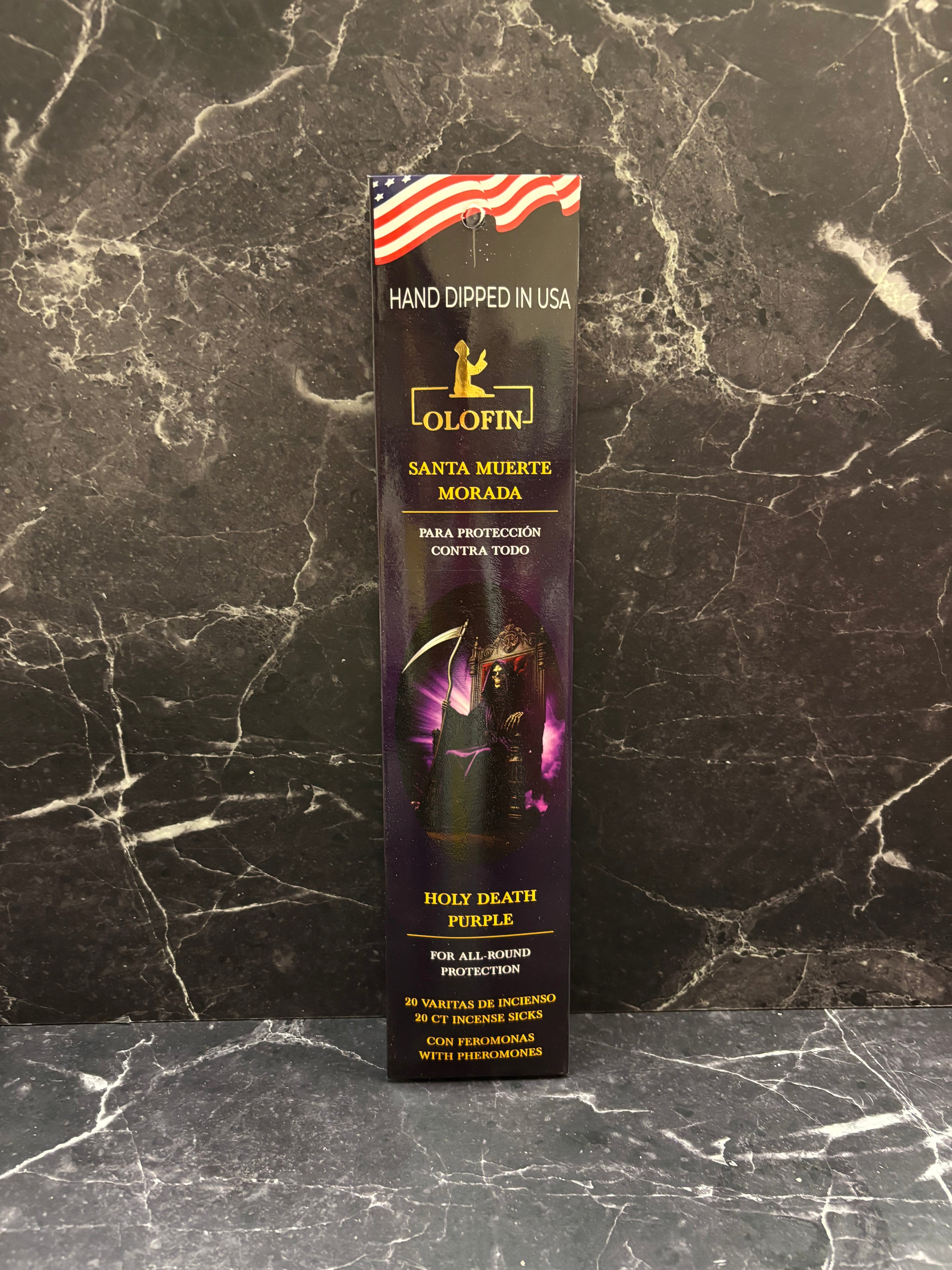 Olofin Santa Muerte Holy Purple Incense Sticks