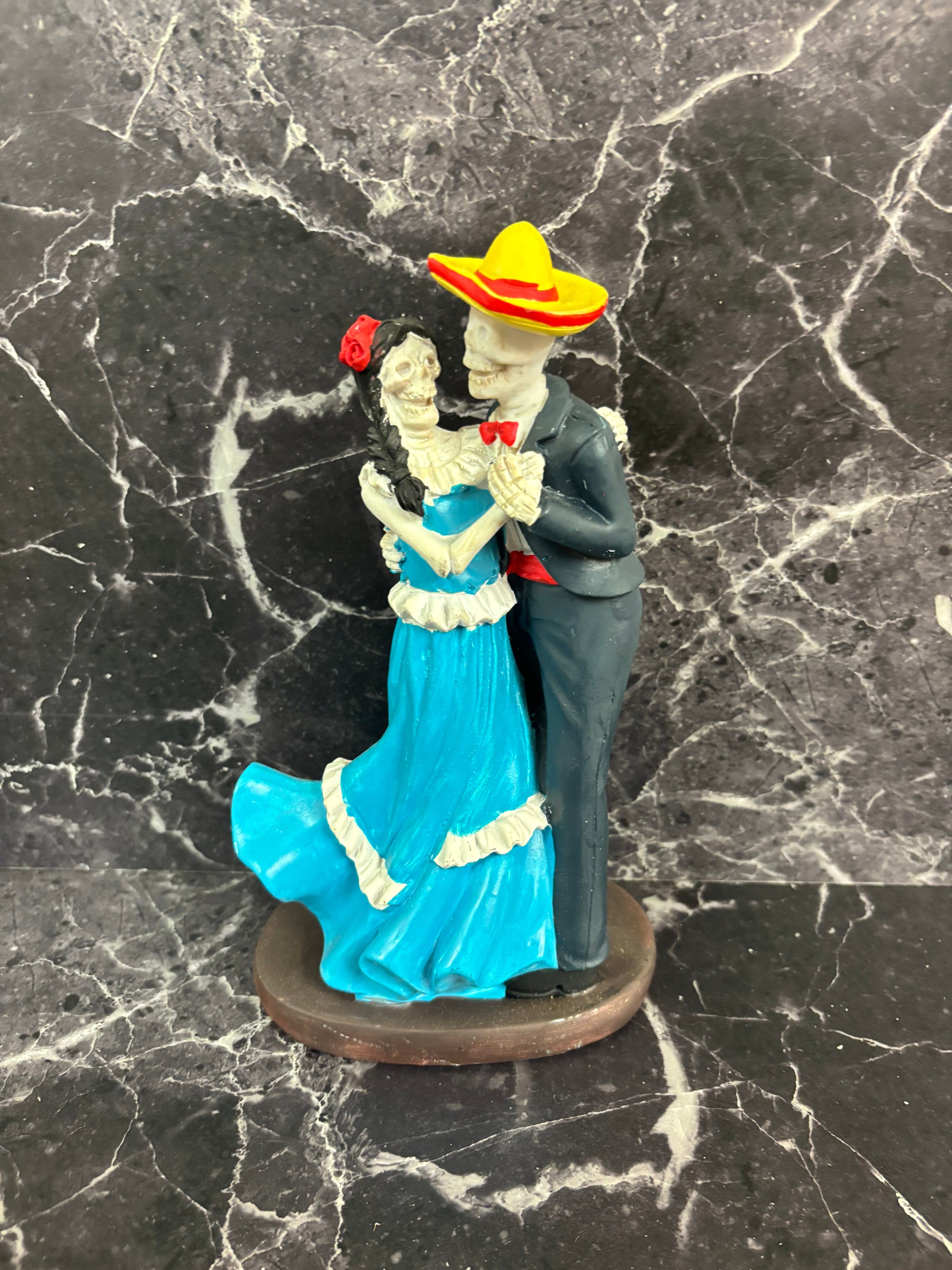 Día de los Muertos Dancing Skeleton Figurines – 2 Variants