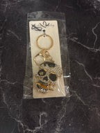 Rhinestone Skull Keychain – Sparkling Pirate-Inspired Design