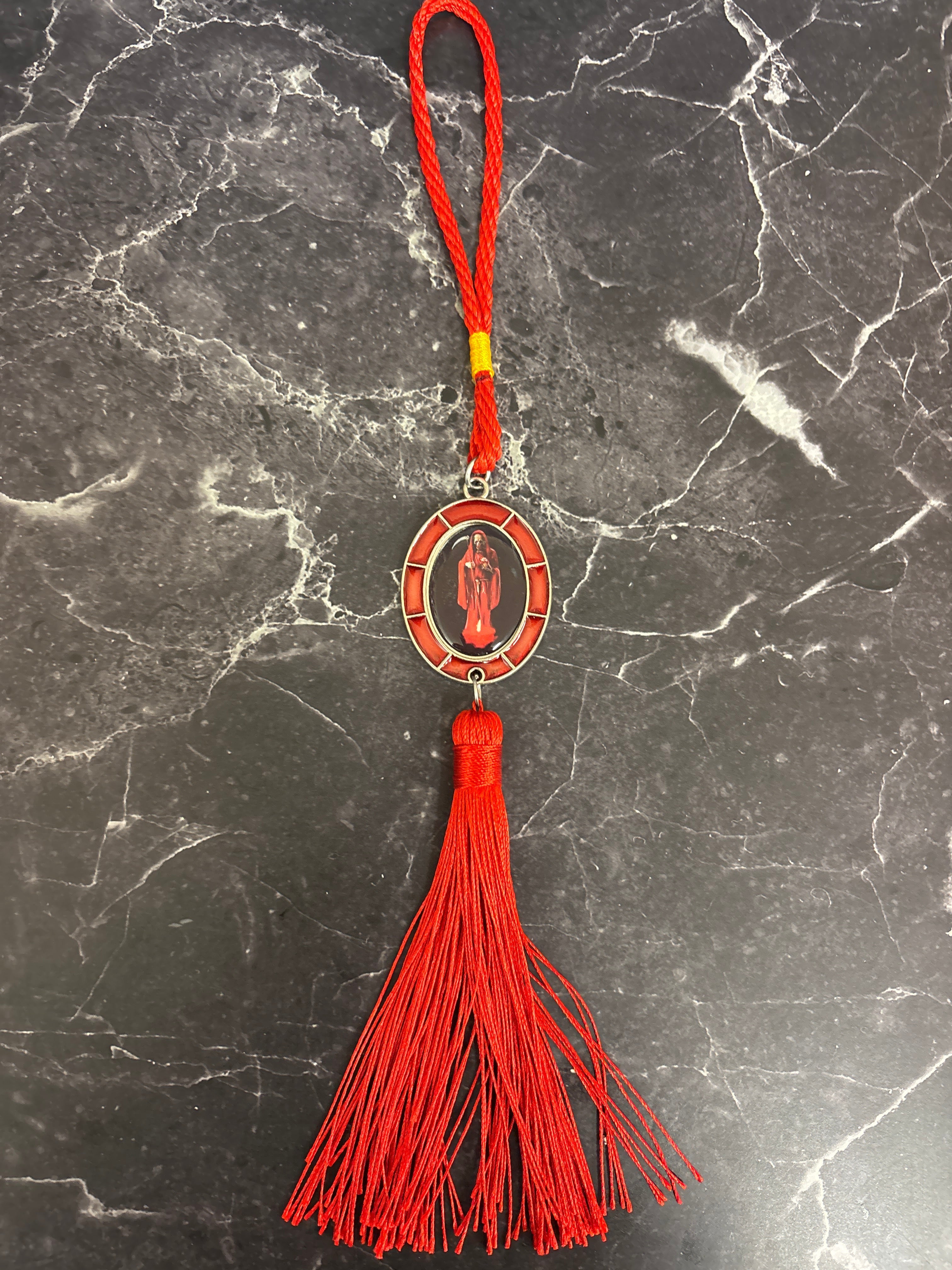Santa Murete Red Tassel Charm