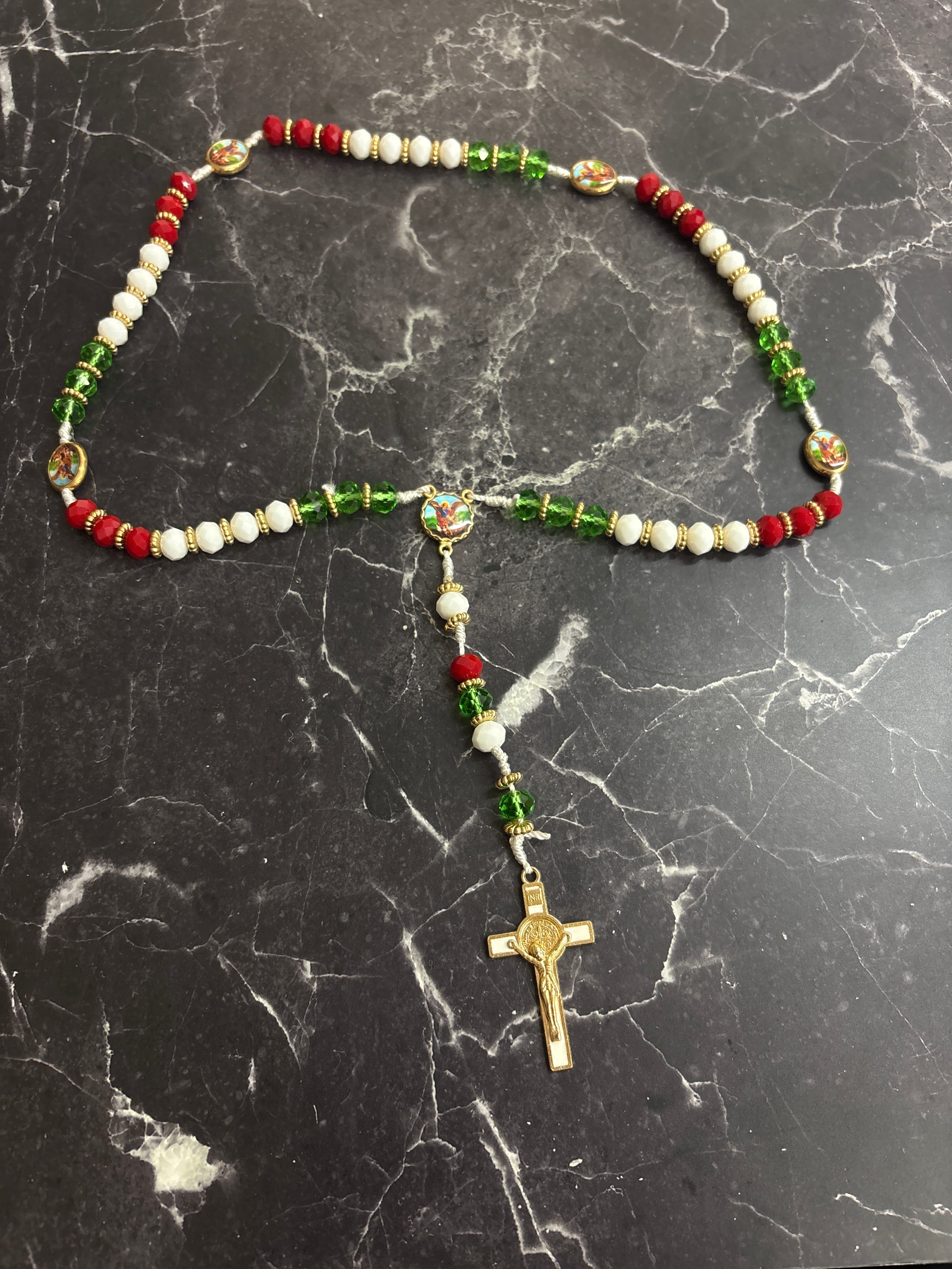 Virgen de Guadalupe Glass Rosary – Multiple Variants