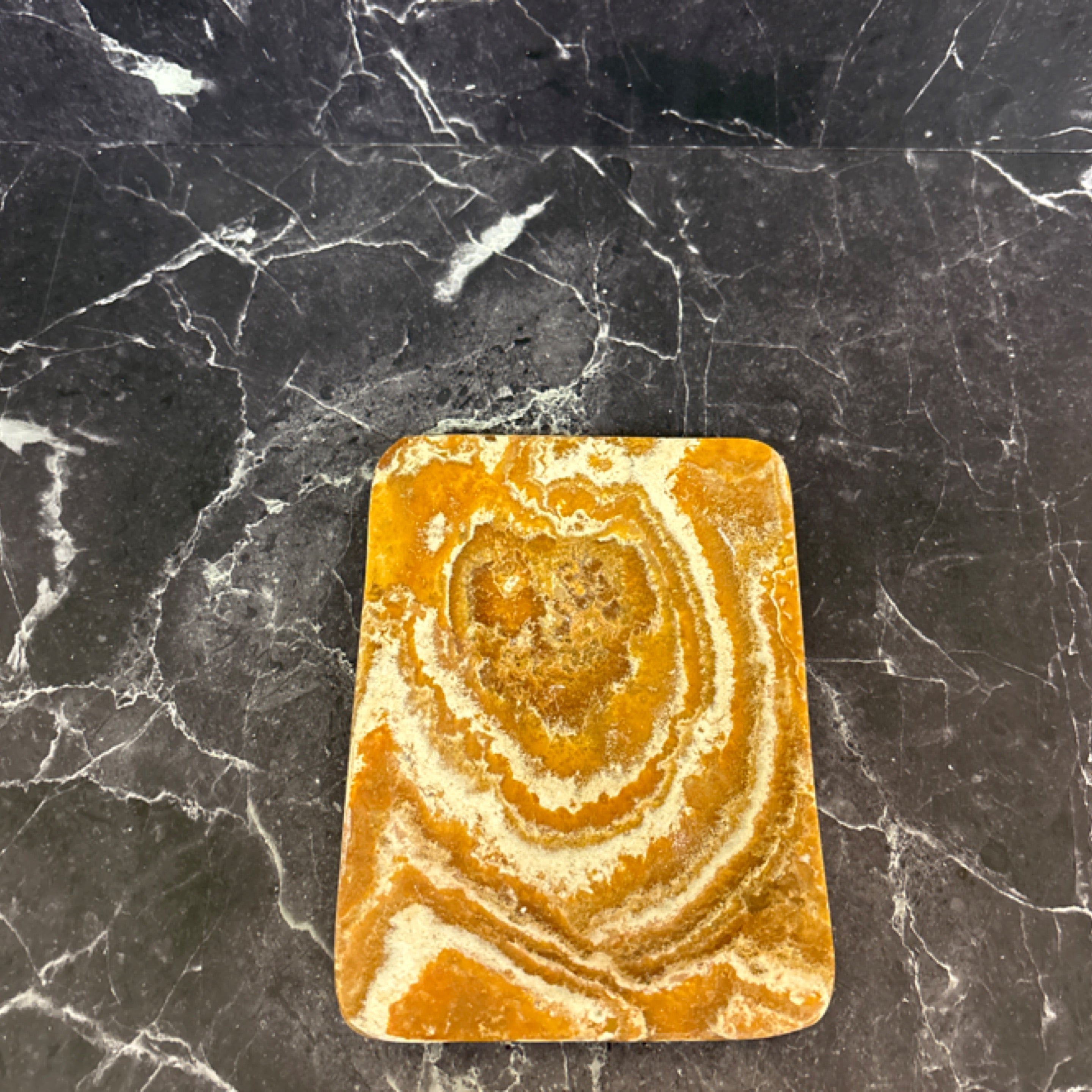 Golden Onyx Plate – Energy Harmony Display Slab