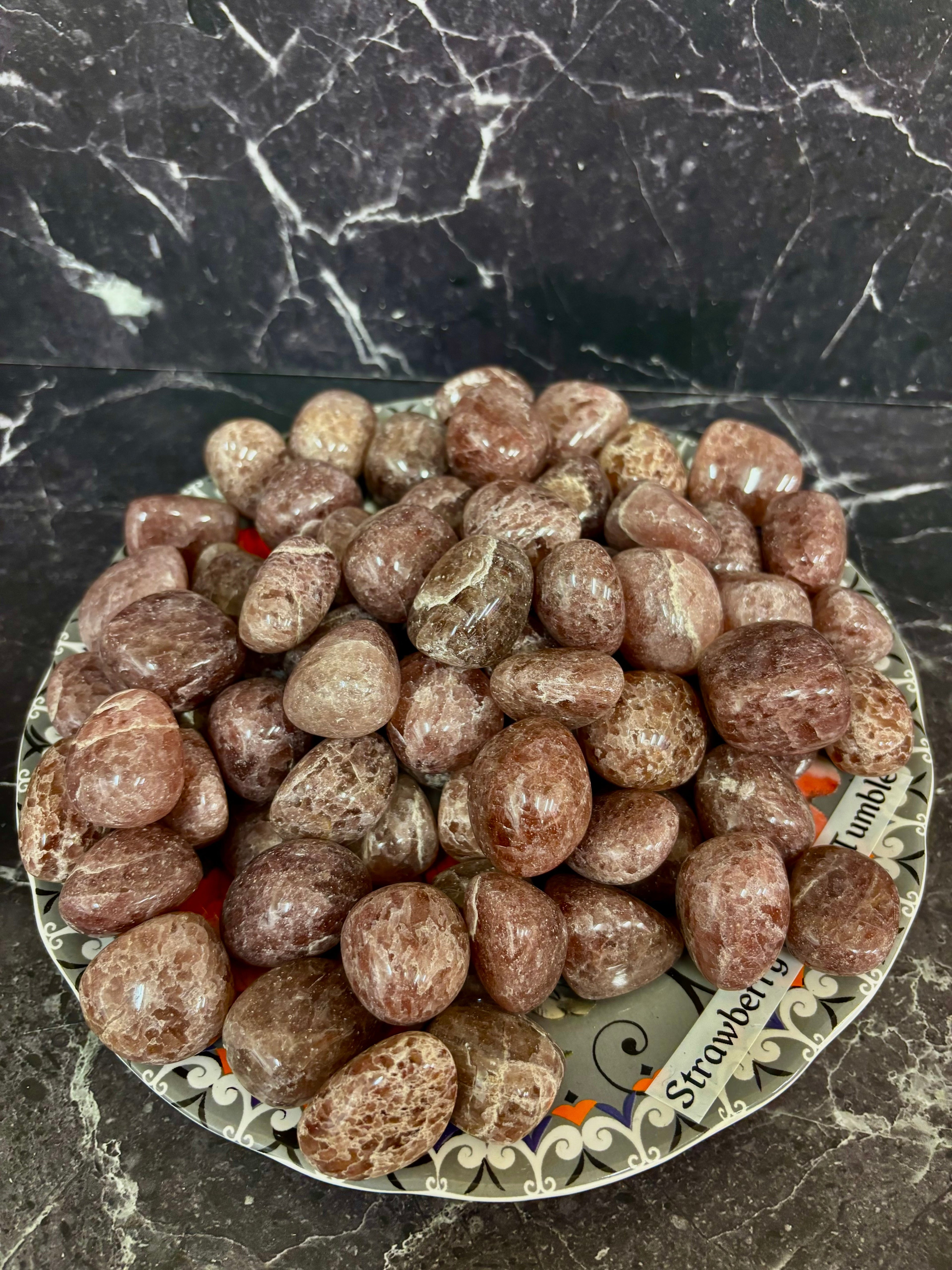 Peach Moonstone Tumbled Crystal – Stone of Emotional Balance & Feminine Energy