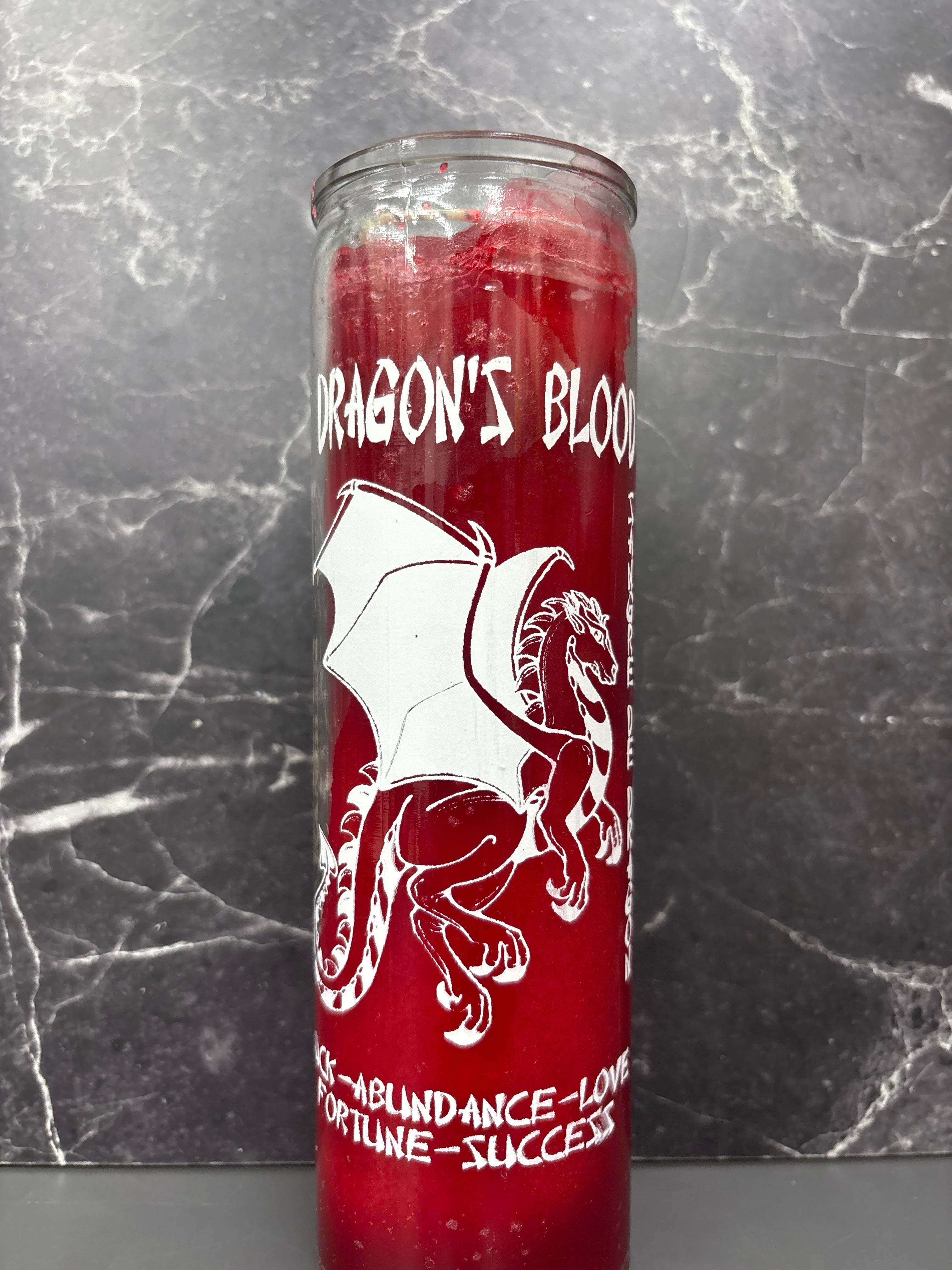 🕯️ Dragon’s Blood Candle – Power, Protection, Love & Success (Prepared or Unprepared)
