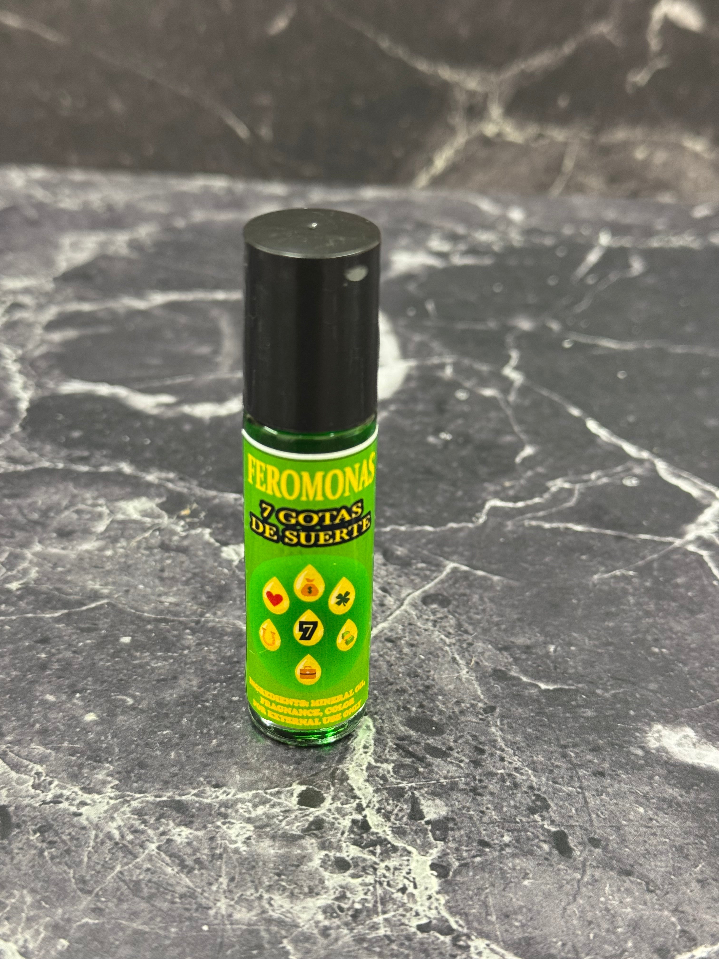 Feromonas 7 Gotas de Suerte Roll-On 🍀✨